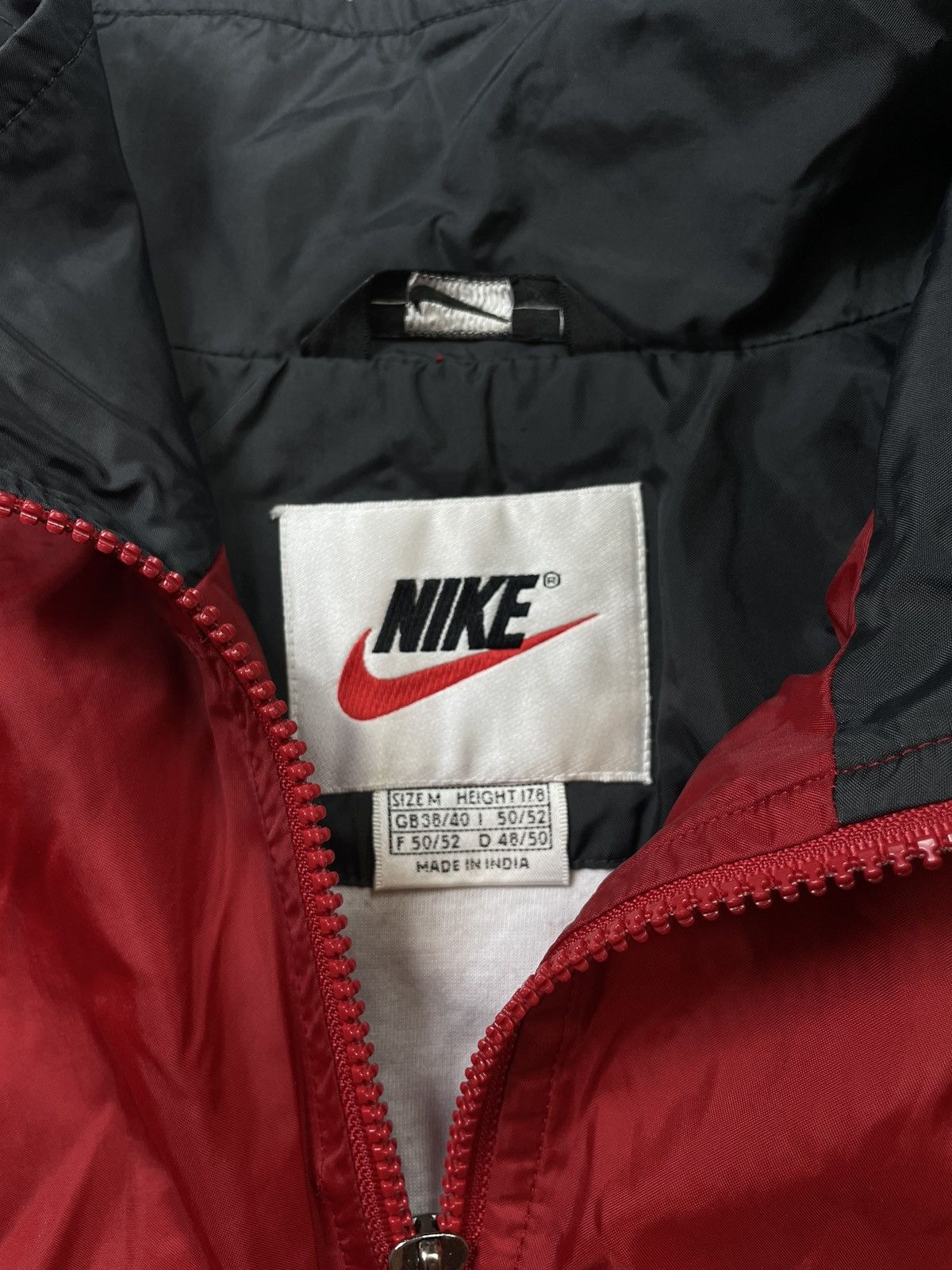 Nike × Vintage 🥊 NIKE VINTAGE SPELLOUT RETRO 90’S BOMBER JACKET Size US M / EU 48-50 / 2 - 5 Thumbnail