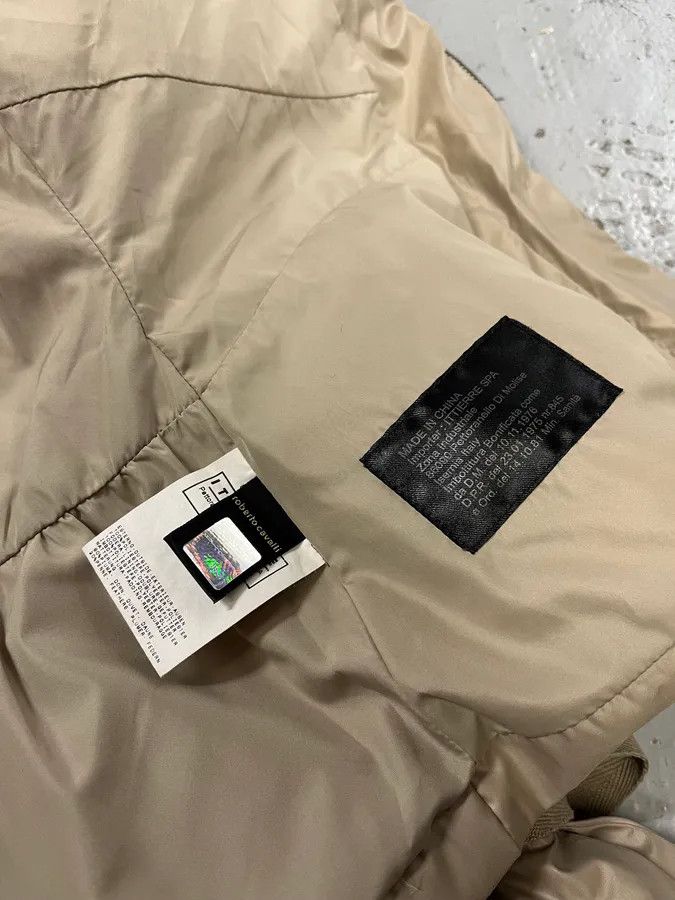 Just Cavalli 2000s Cavalli Harness Bondage Beige Puffer Jacket Size S / US 4 / IT 40 - 12 Thumbnail