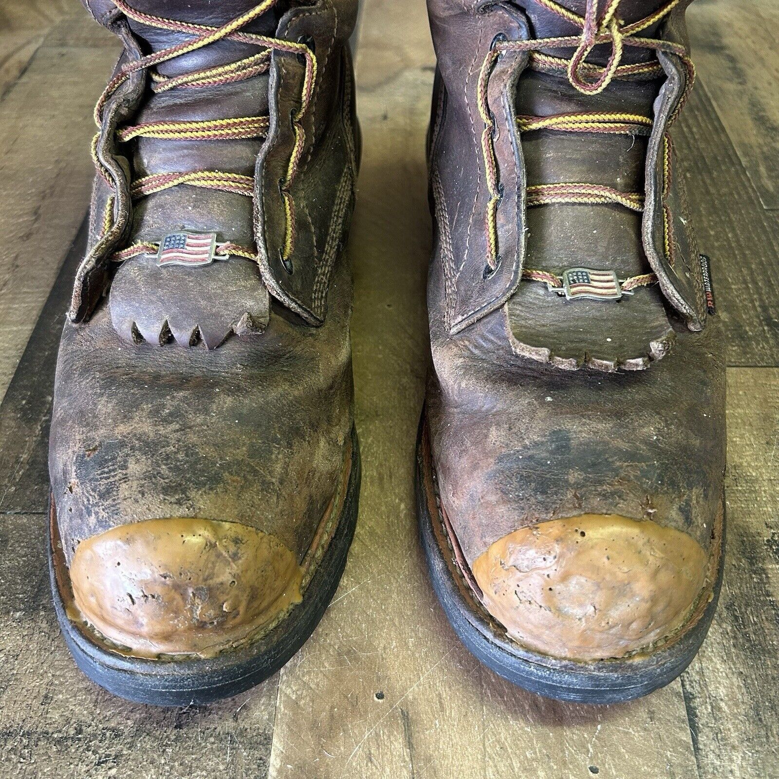 Red Wing Red Wing 4420 Steel Toe Waterproof Work Boots Mens 10.5 D Size US 10.5 / EU 43-44 - 8 Thumbnail