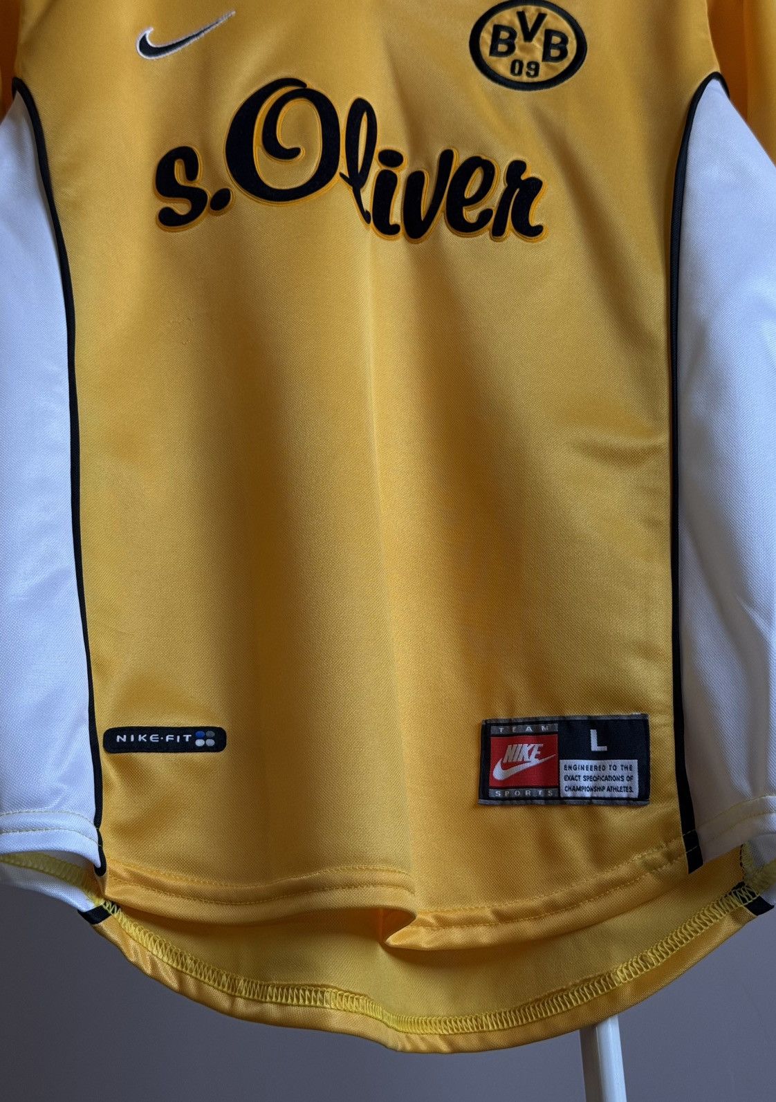 Nike Vintage Nike Borussia Dortmund 1998/00 Home Jersey Size M / US 6-8 / IT 42-44 - 2 Thumbnail