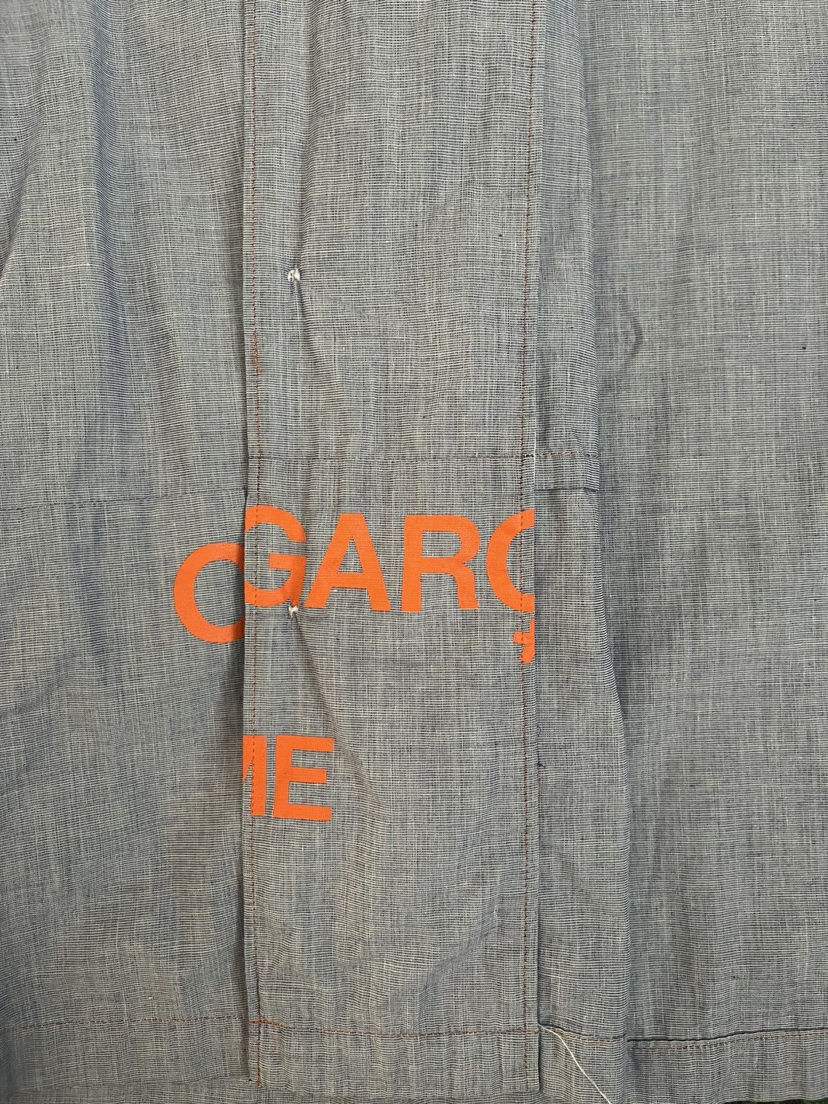 Comme des Garcons Homme Comme Des Garçon 2001 Split Logo Shirt Size US L / EU 52-54 / 3 - 7 Thumbnail