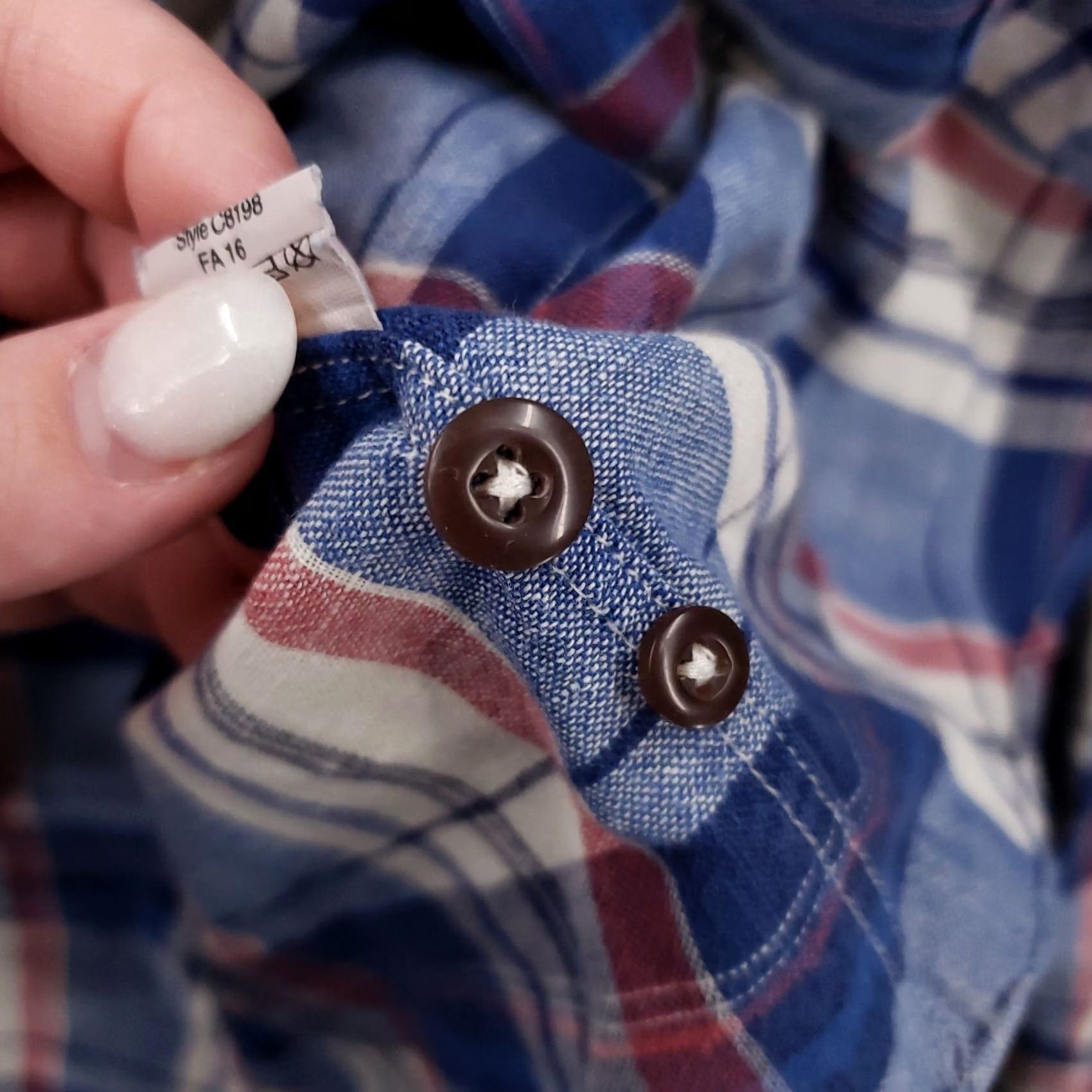 J.Crew J Crew Shirt Mens M Medium Blue Homespun Plaid Long Sleeve Slim Fit Button Down Size US M / EU 48-50 / 2 - 7 Thumbnail