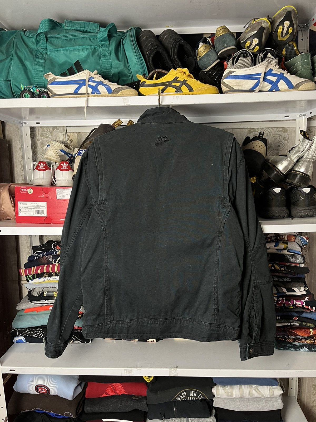 Nike Vintage Nike Denim Jacket omber Rare Pocket Zip Size L/ Size US M / EU 48-50 / 2 - 4 Thumbnail