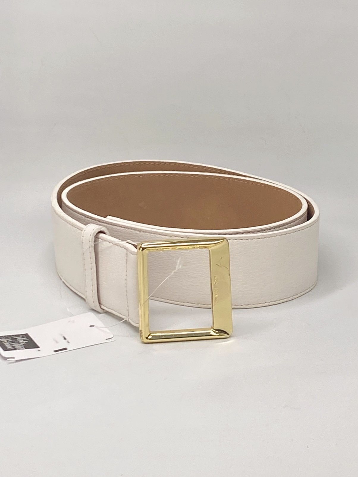 Other Sergio Hudson Square Buckle Wide Leather Belt size 12 Size ONE SIZE - 1 Thumbnail
