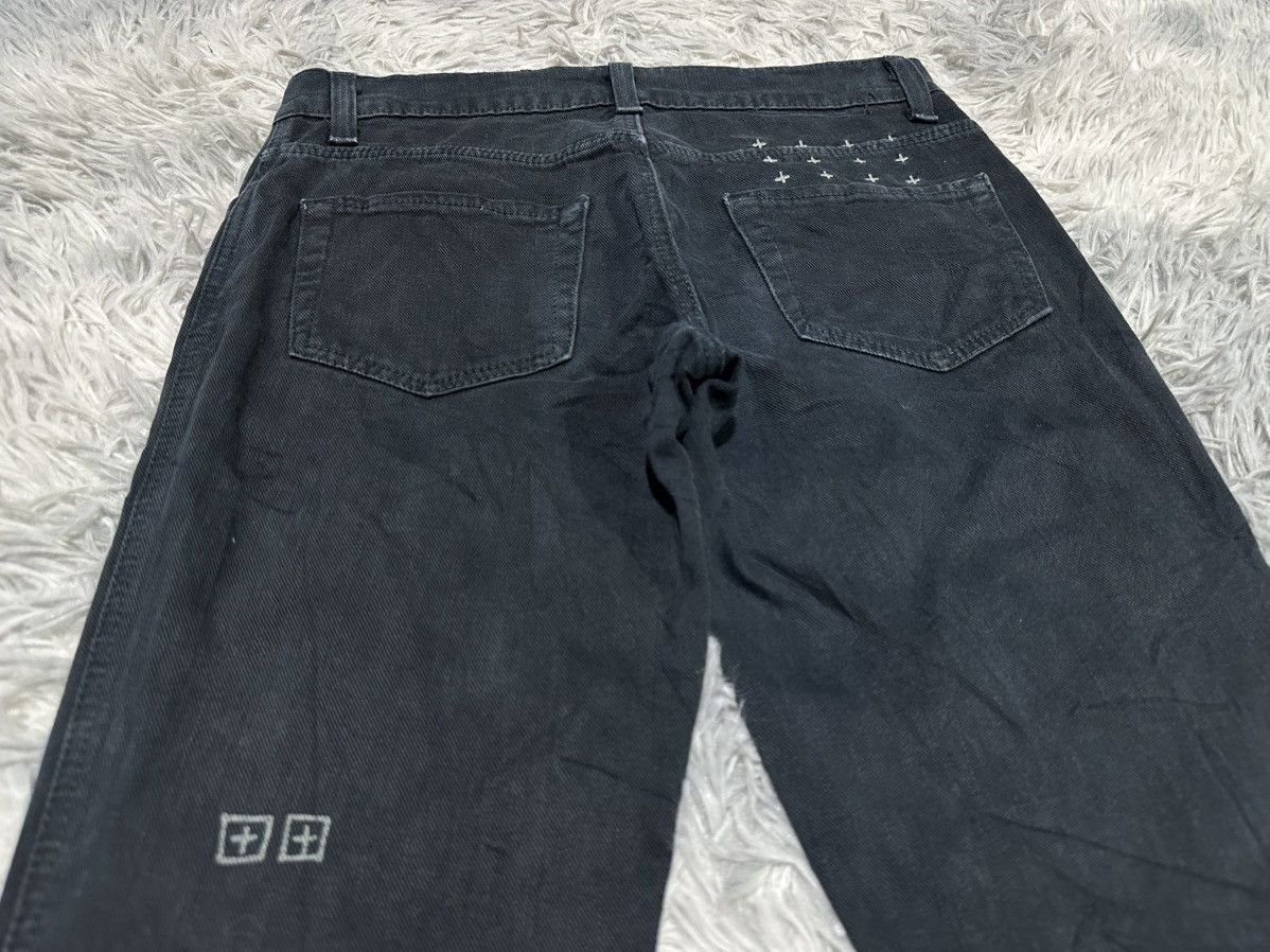 Ksubi 🔥Y2K Ksubi Super Skinny Zip Black Denim Size US 27 - 9 Thumbnail