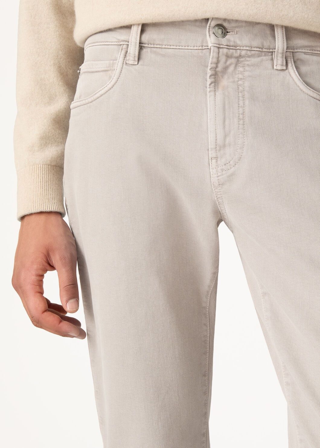 Loro Piana o1w1db10725 FAM5351 Quarona Five-Pocket Jeans in Grey Size US 36 / EU 52 - 3 Thumbnail