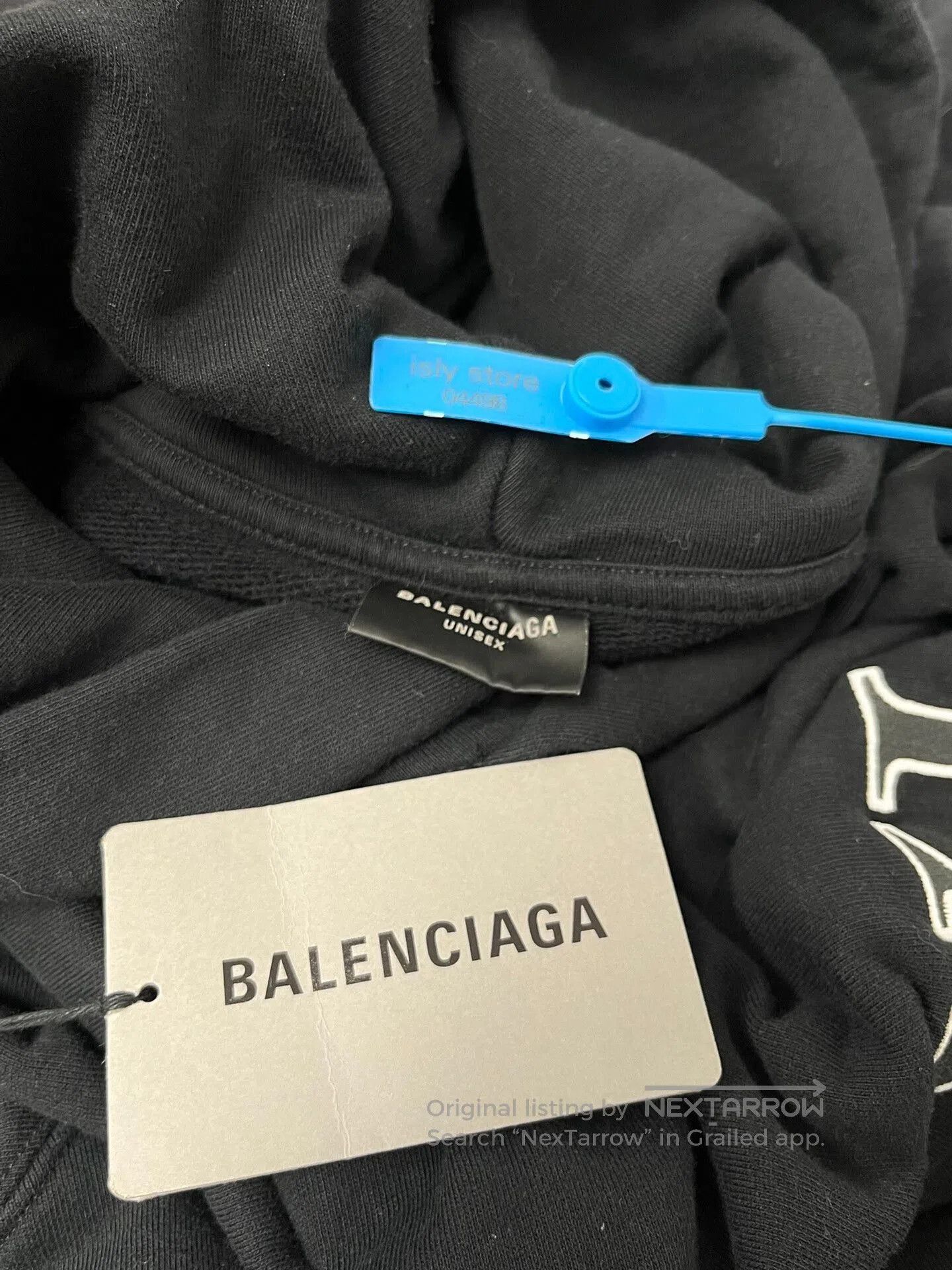 Balenciaga black balenciaga logo hooded sweatshirt. Size US M / EU 48-50 / 2 - 5 Thumbnail