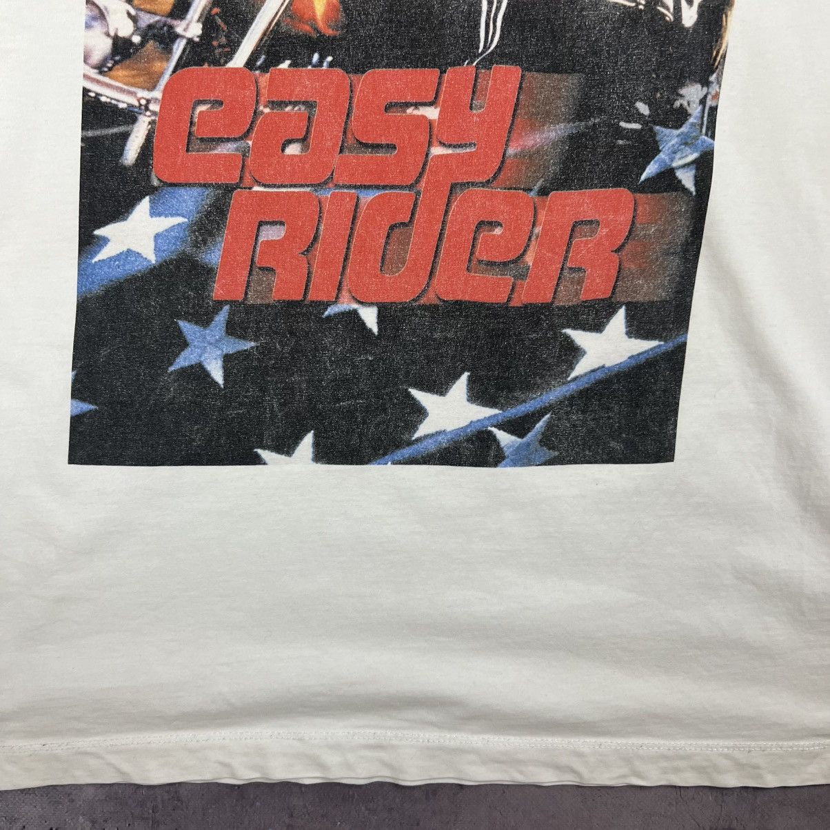 Marcelo Burlon Rare! Marcelo Burlon x Easy Rider Big Logo Tee Luxury Size US L / EU 52-54 / 3 - 10 Thumbnail