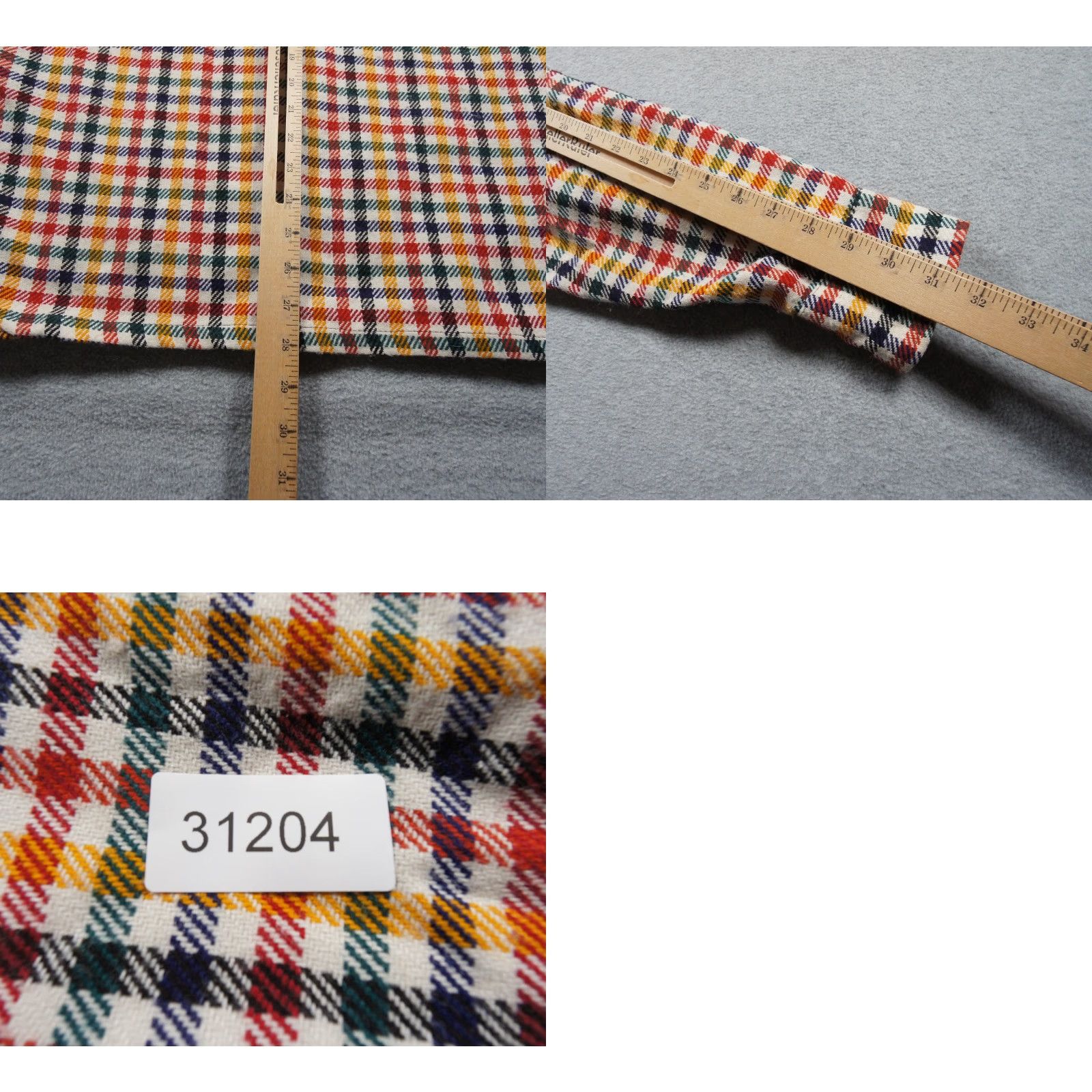 Vintage Vintage Supre Macy Shirt Mens Medium Flannel Button-Down Houndstooth Collared Shirt Size US M / EU 48-50 / 2 - 8 Thumbnail