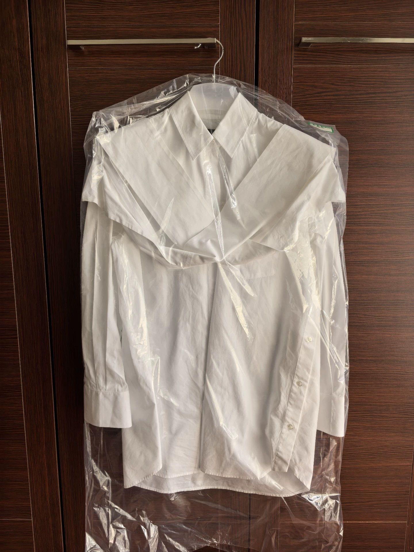 Simone Rocha Simon Rocha Women's Bow Oversize White Shirt UK6, New Size XS / US 0-2 / IT 36-38 - 2 Thumbnail