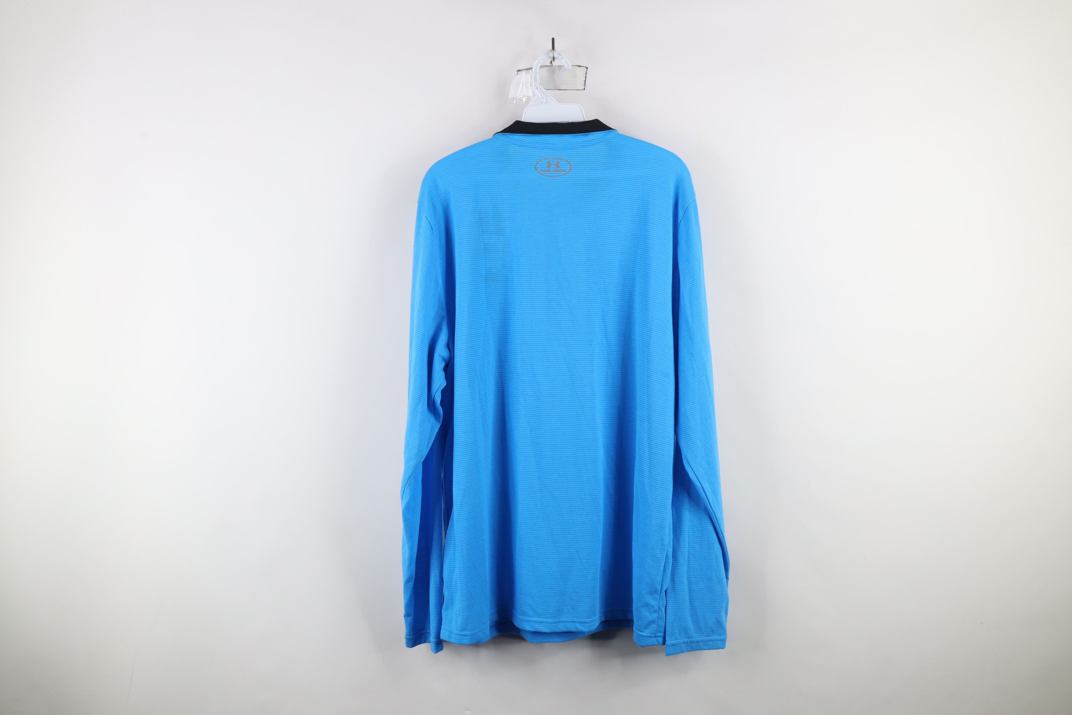 Under Armour × Vintage New Under Armour Striped Half Zip Pullover Top Jacket Blue Size US XL / EU 56 / 4 - 10 Thumbnail