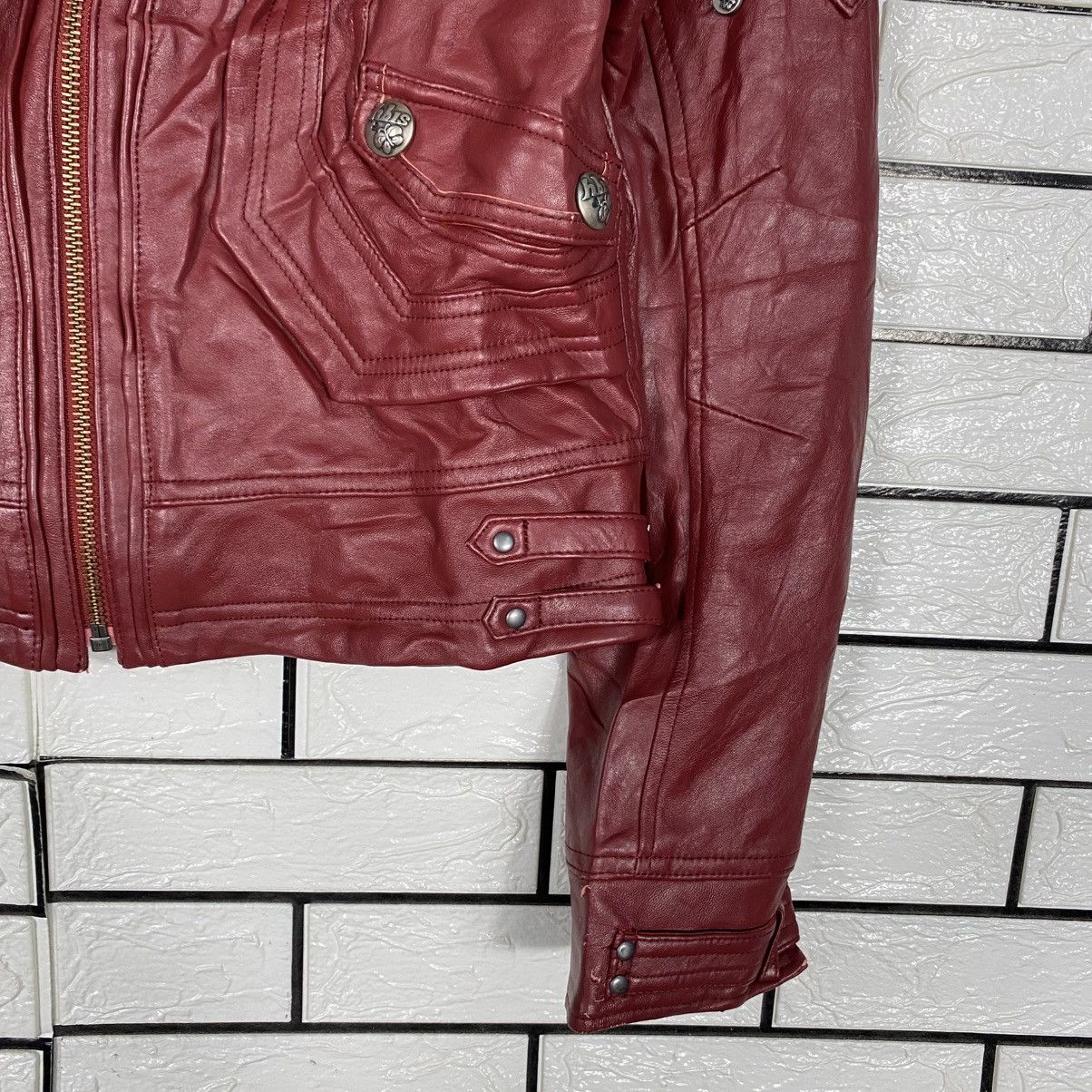 Hysteric Glamour Bondage Parachute Cropped Biker Jacket H Bis Japanese Brand Size US XXS / EU 40 - 6 Thumbnail