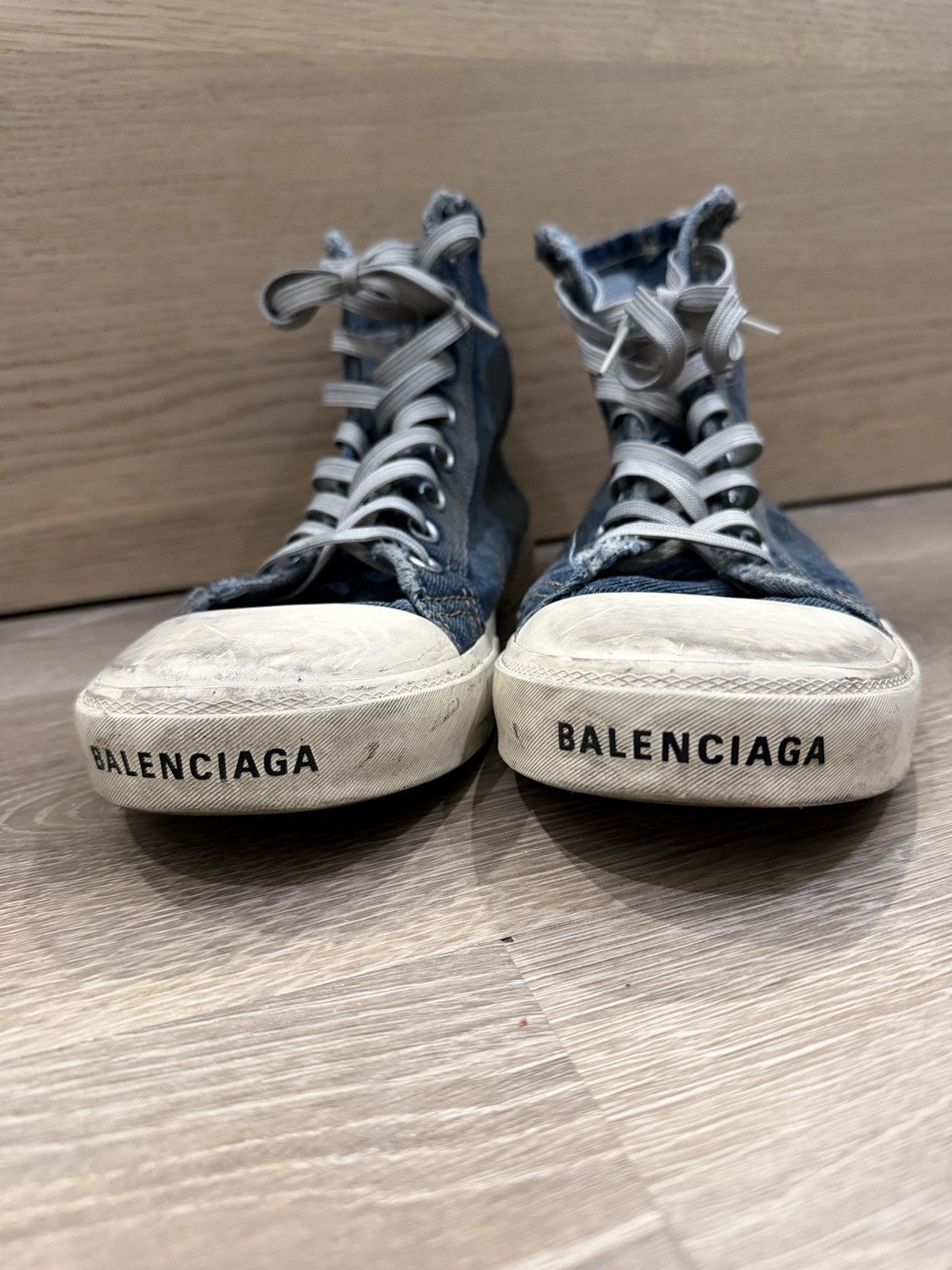 Balenciaga Balenciaga Paris denim sneakers Size US 9 / EU 42 - 3 Thumbnail