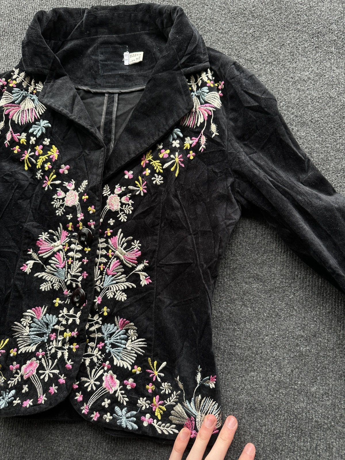 Moschino ARCHIVE 🚨 WOMEN MOSCHINO BLACK OVERLOGO FLOWERS LUXURY VNTG Size S / US 4 / IT 40 - 7 Thumbnail
