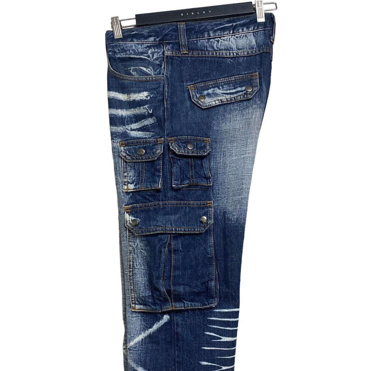 Japanese Brand Japanese Brand Vomanie Denim Cargo Pants Size US 34 / EU 50 - 4 Thumbnail