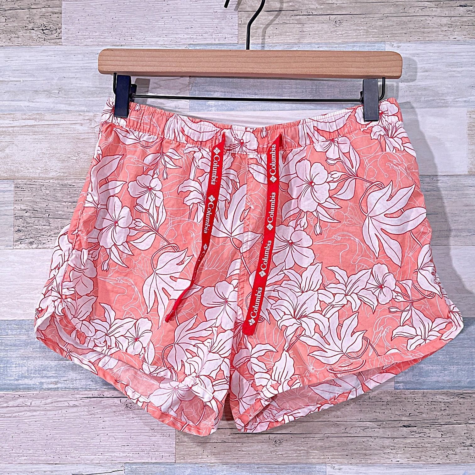 Columbia COLUMBIA Cotton Floral Sleep Shorts Womens Small Size 27" / US 4 / IT 40 - 2 Thumbnail