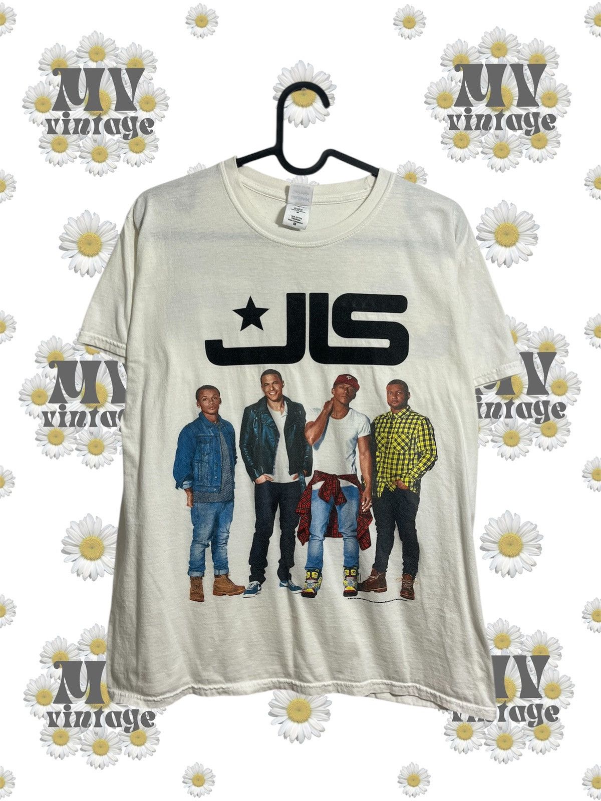 Band Tees × Vintage JLS ©2013 Music Band POP R&B Artists Print Streetwear Tee Size US M / EU 48-50 / 2 - 1 Thumbnail