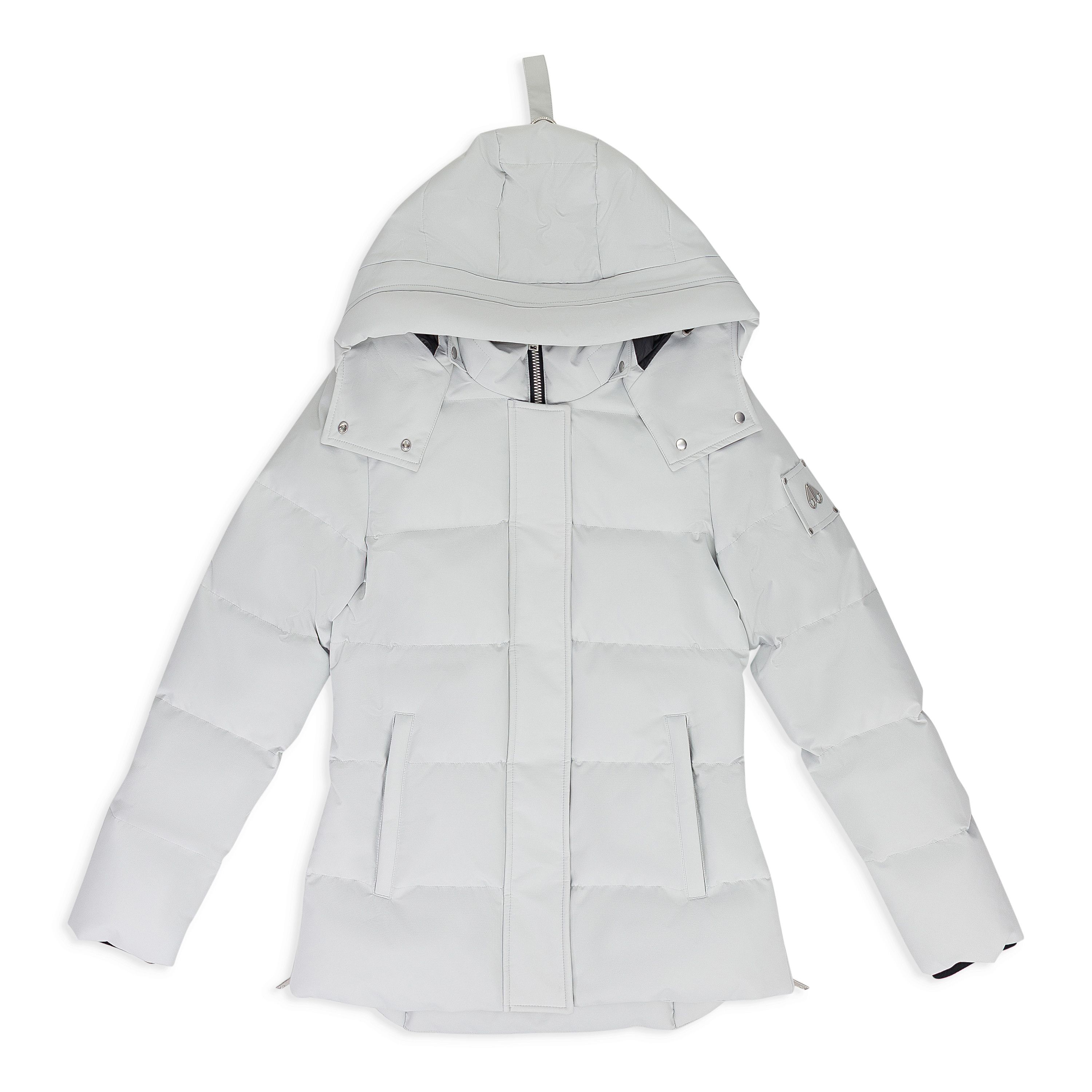 Moose Knuckles GREY W CLOUD 3Q SH PUFFER JACKET SIZE L