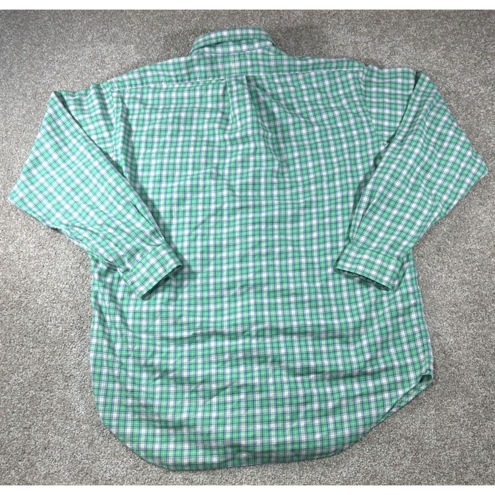 Ralph Lauren Ralph Lauren Blake Green Multicolor Plaid Button-Up Shirt Pony Long Sleeve Large Mens Regular Cotton Button-Front Shirt Size US L / EU 52-54 / 3 - 4 Thumbnail