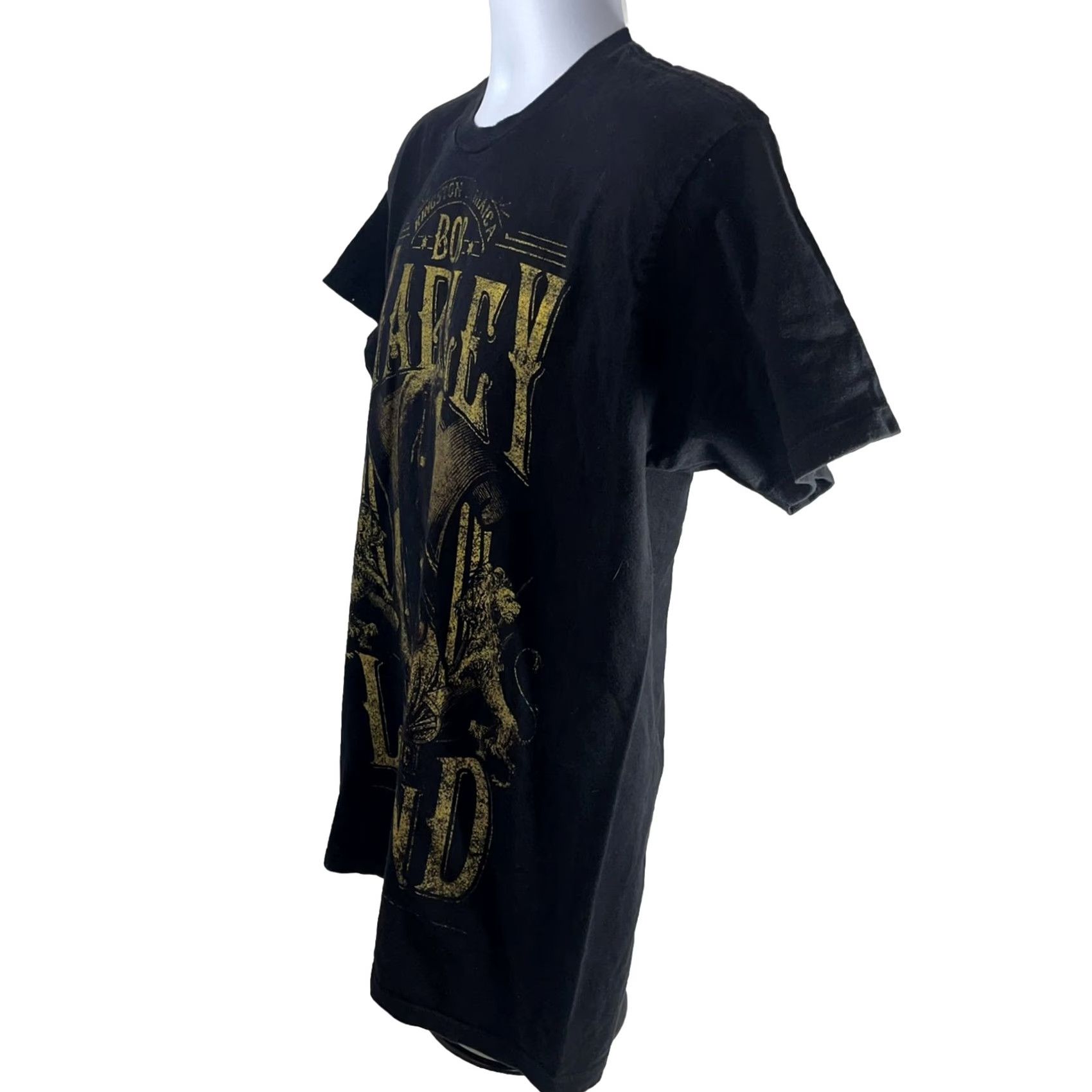 Vintage VINTAGE Bob Marley Shirt Men L Black Zion Rootswear Crew Neck Graphic T-Shirt Mens Music 2017 Mexico Size US L / EU 52-54 / 3 - 3 Thumbnail