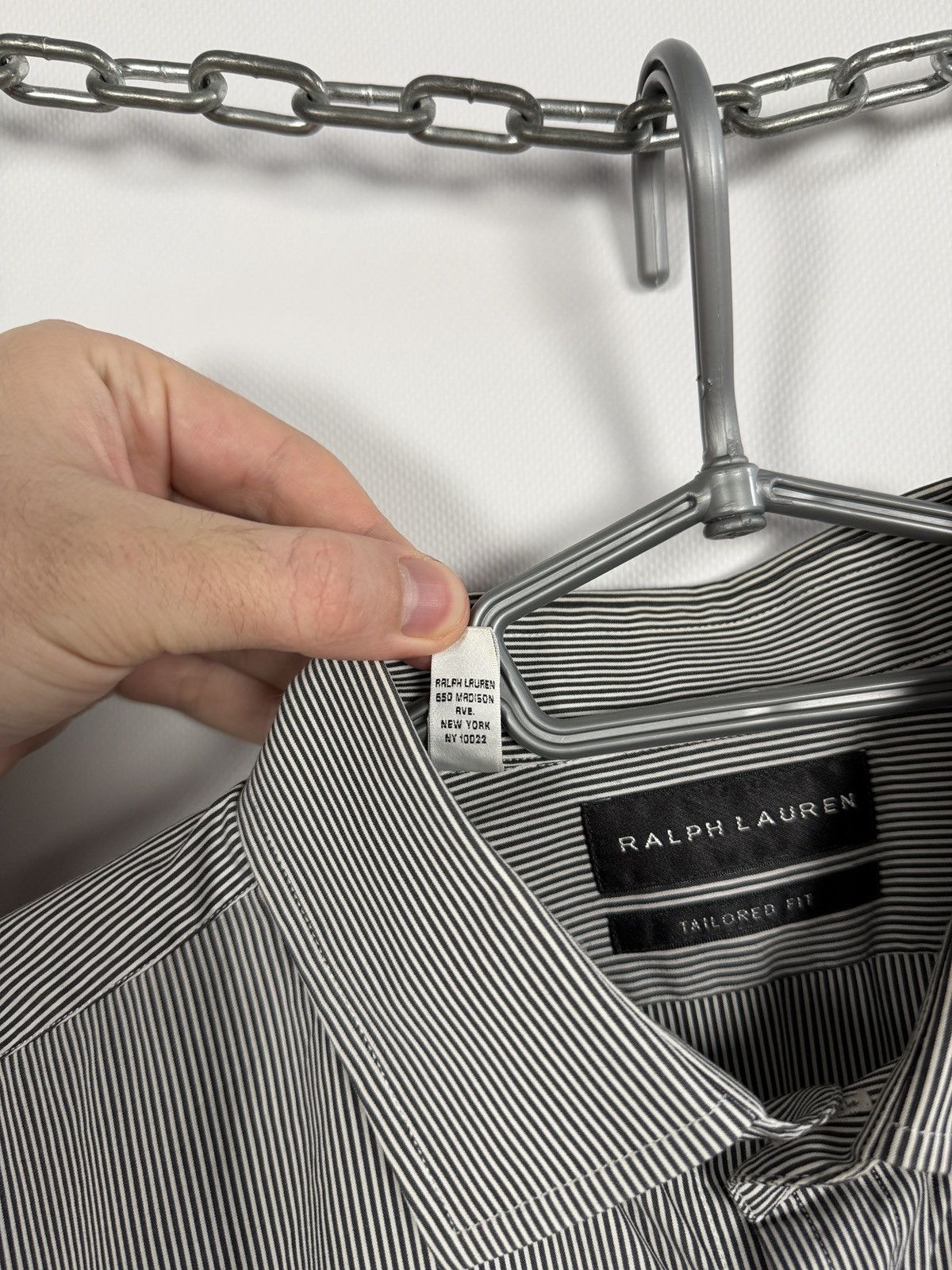 Ralph Lauren Black Label Ralph Lauren Long Sleeve Shirt Button Up Black Label Italy Size US L / EU 52-54 / 3 - 9 Thumbnail