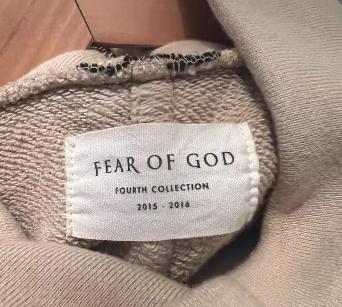 Fear of God baCK ZIP HOODIE beige size S Size US S / EU 44-46 / 1 - 2 Thumbnail