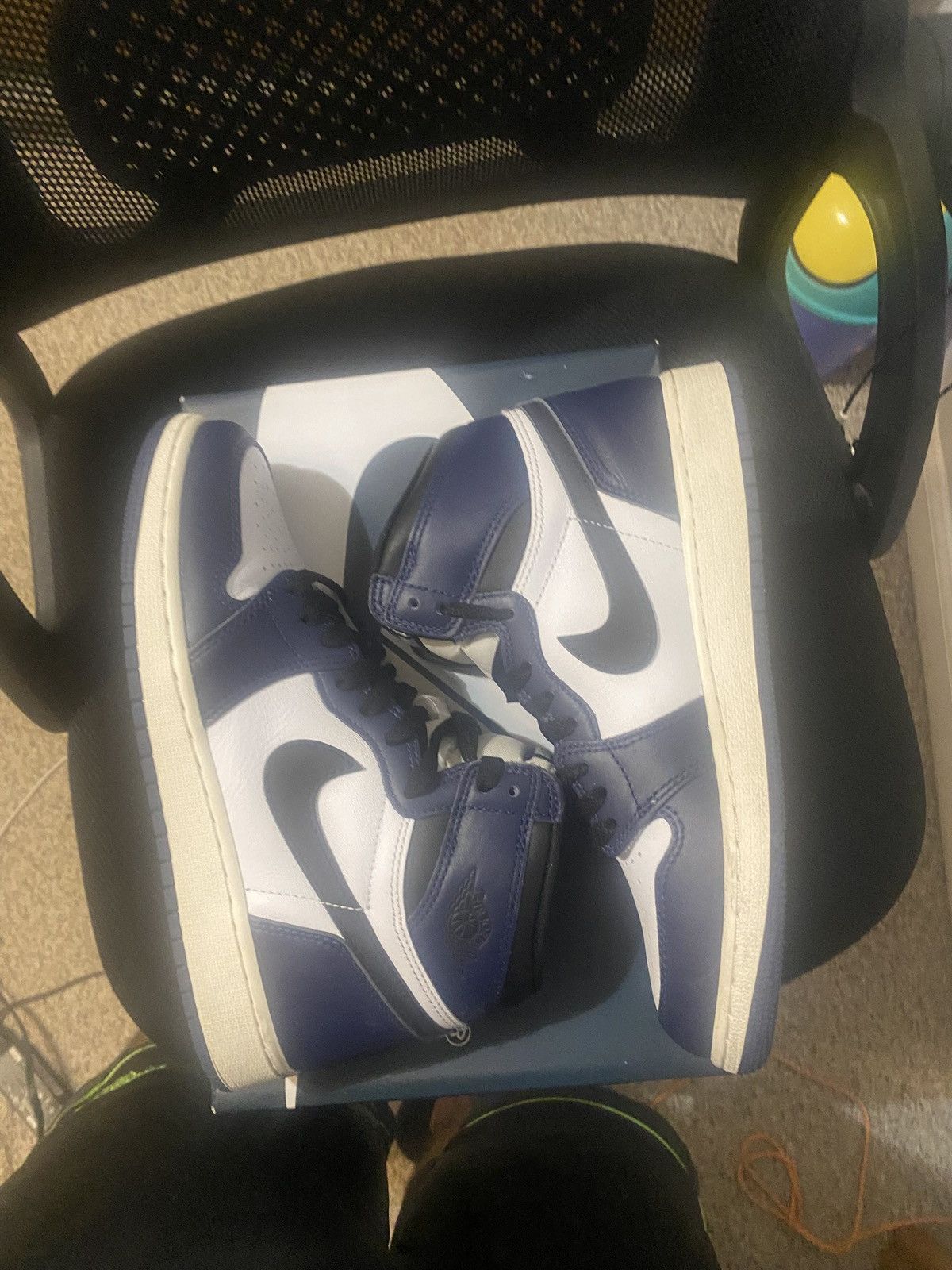 Jordan Brand Nike air Jordan 1 high midnight navy Size US 7 / EU 40 - 2 Thumbnail