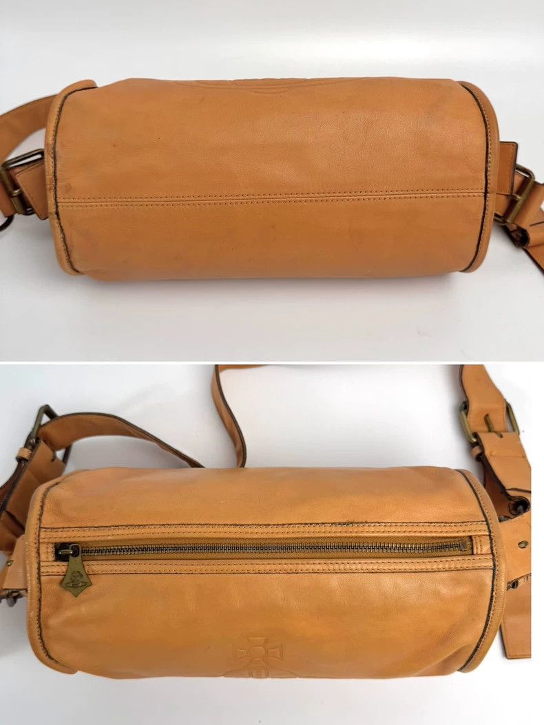 Vivienne Westwood Vivienne Westwood Powder orange leather cylinder bag Size ONE SIZE - 2 Thumbnail