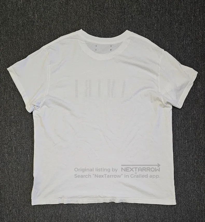 Amiri Amiri Size XXL White T-shirt Size US XXL / EU 58 / 5 - 4 Thumbnail