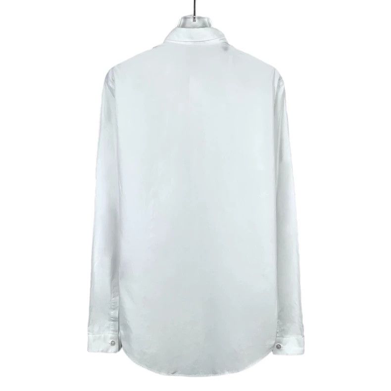 Dior Dior Size 41 White bee embroidered cotton lapel long-sleev Size US XXS / EU 40 - 2 Thumbnail