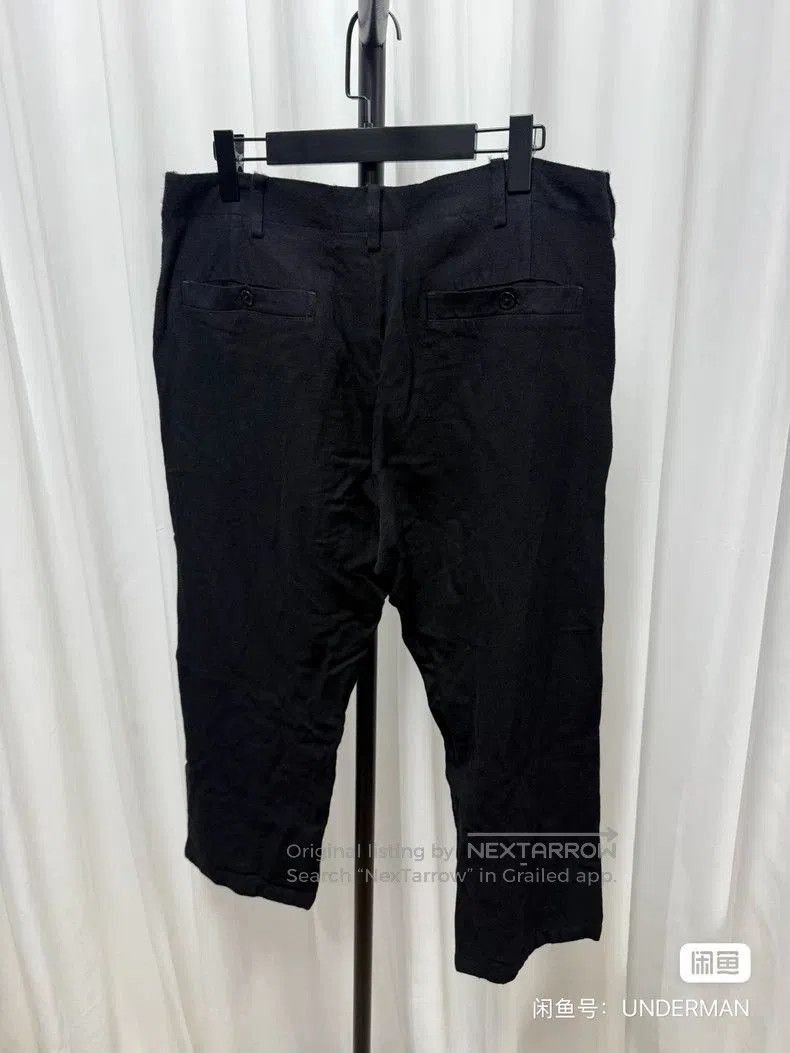 Yohji Yamamoto Yohji Yamamoto Wool Cropped Trousers. Size US 36 / EU 52 - 5 Thumbnail