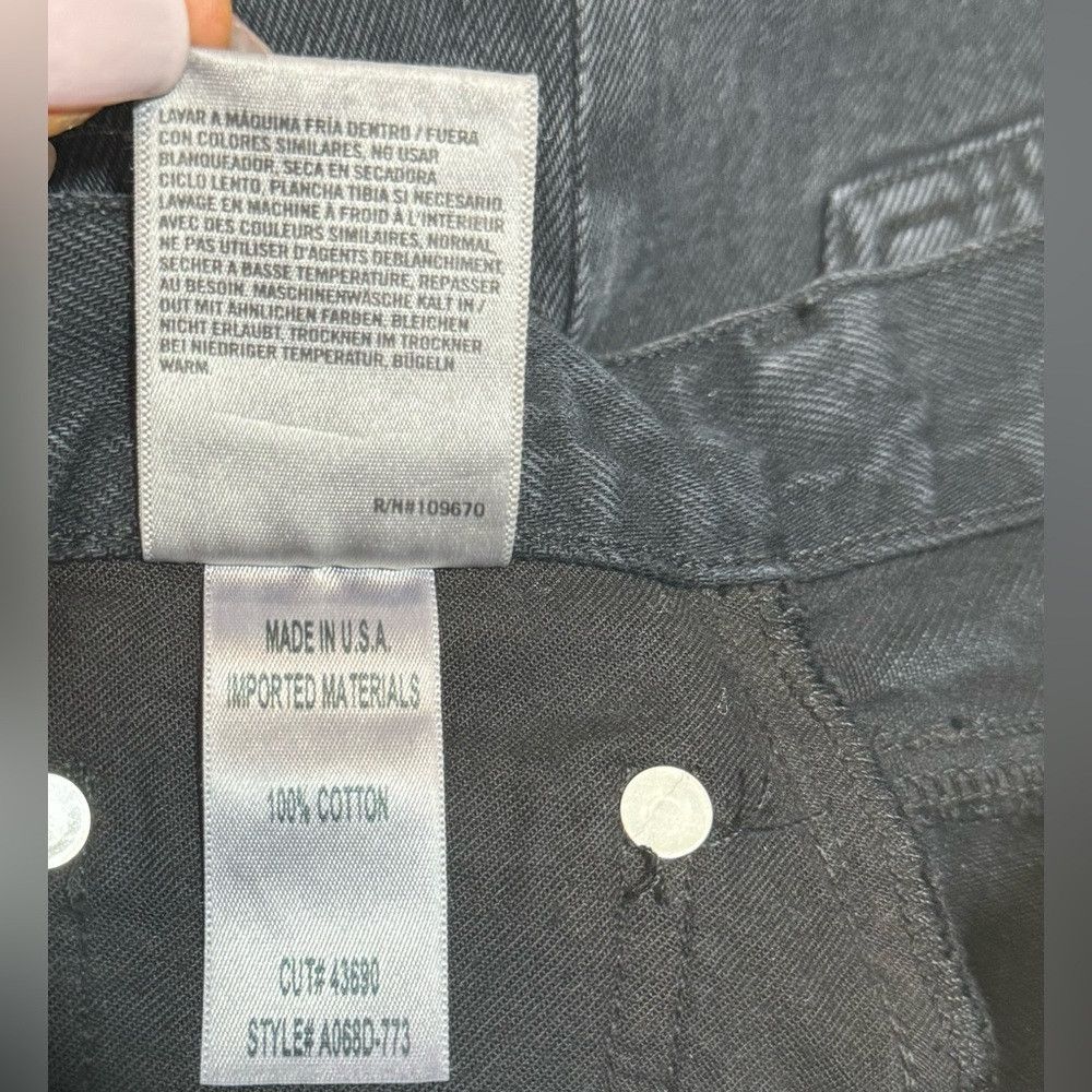Agolde Agolde Quinn High Rise Cut-Off Denim Jean Mini Skirt in Pos Size 24" / US 00 / IT 34 - 6 Thumbnail