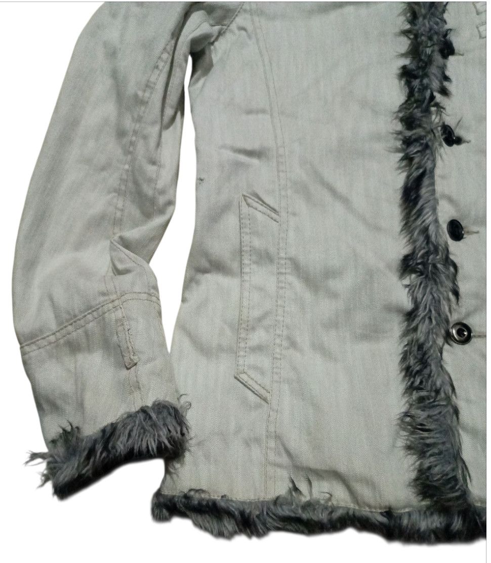 14th Addiction 2000'S NICOLE CLUB FOR MEN FUR COLLAR JACKET Size US M / EU 48-50 / 2 - 5 Thumbnail