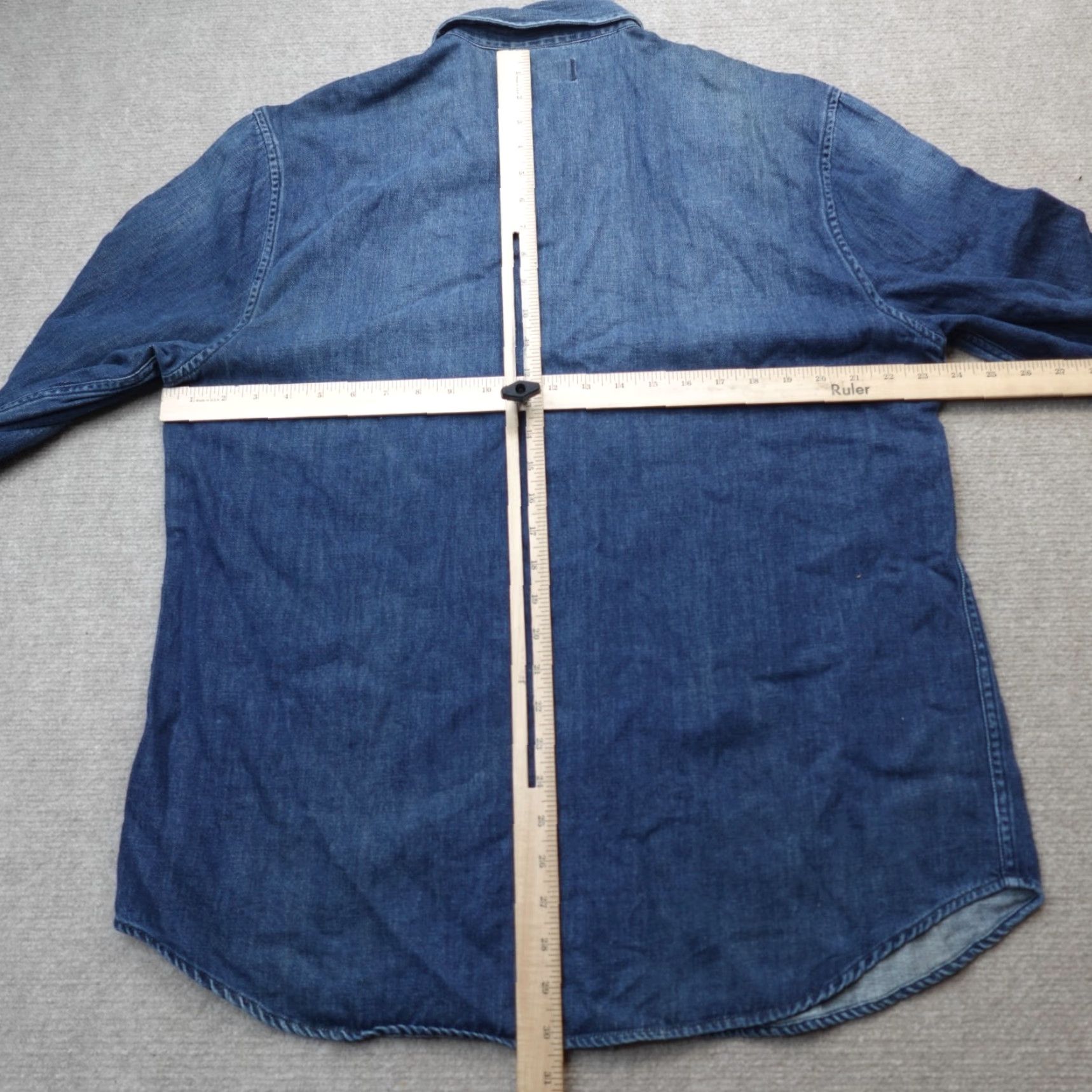 Vintage Joe's Jeans Shirt XL Blue Button Front Cotton NEW Men Size US XL / EU 56 / 4 - 6 Thumbnail