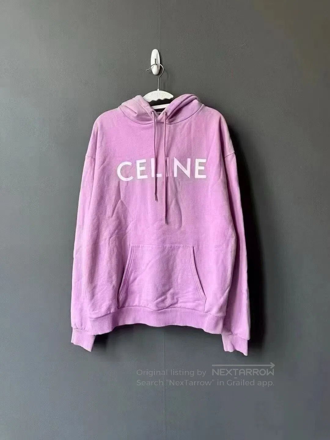 Celine Celine Purple Logo Hoodie. Size US M / EU 48-50 / 2 - 1 Thumbnail