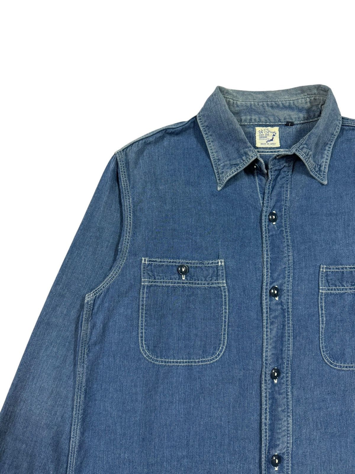 Orslow Orslow Ww11 Usn Inspired Chambray Blue Button Ups Size US S / EU 44-46 / 1 - 5 Thumbnail