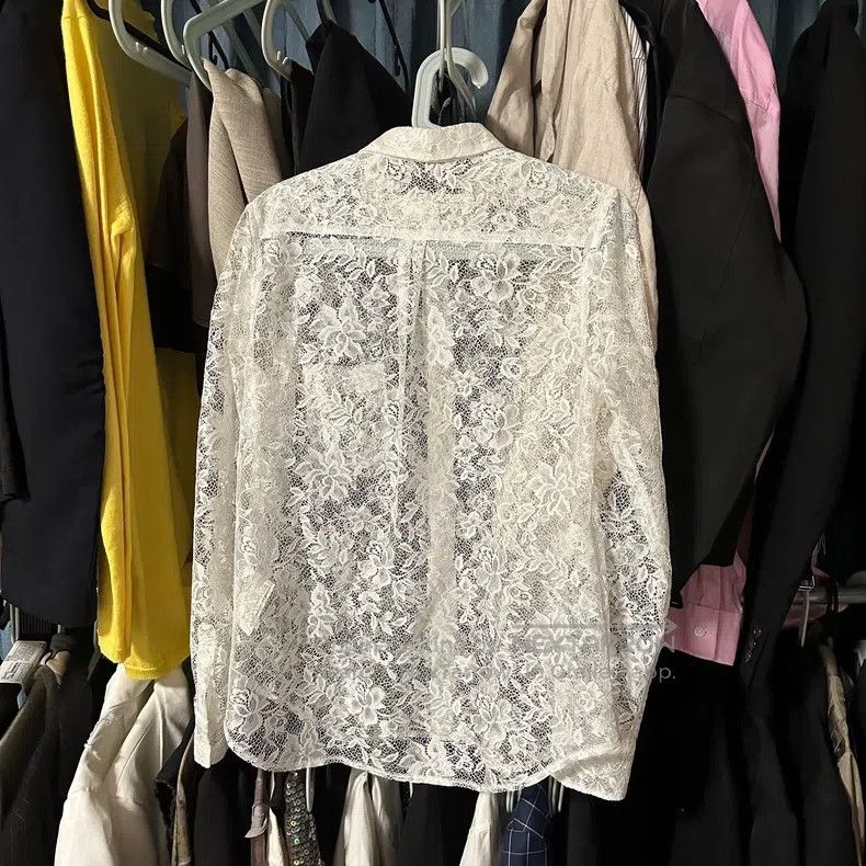 Comme des Garcons Comme Des Garcons Lace Shirt Size M / US 6-8 / IT 42-44 - 3 Thumbnail