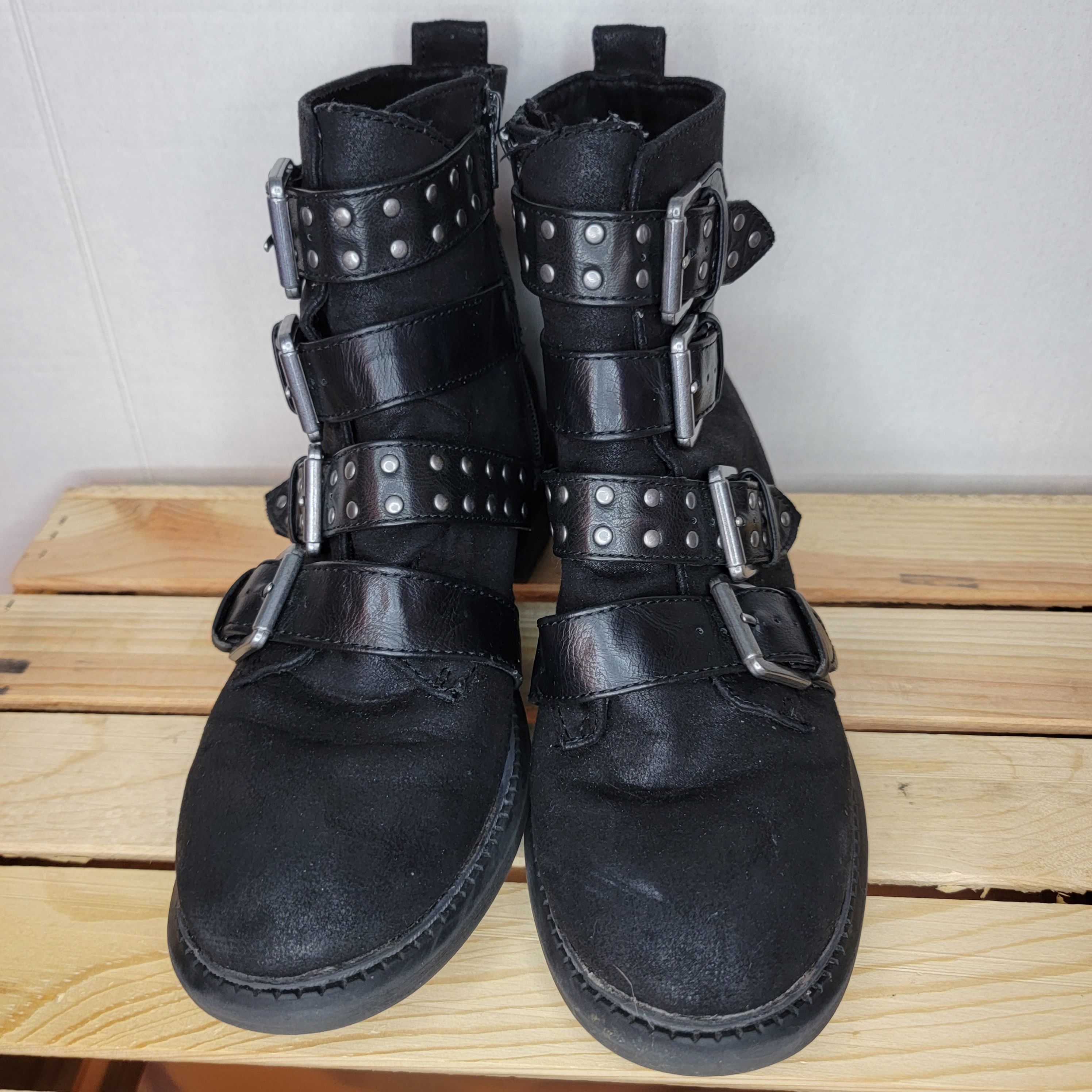 Other White Mountain Boots Ankle 4 Buckles w/Side Zip - Size 9M Size US 9 / IT 39 - 3 Thumbnail