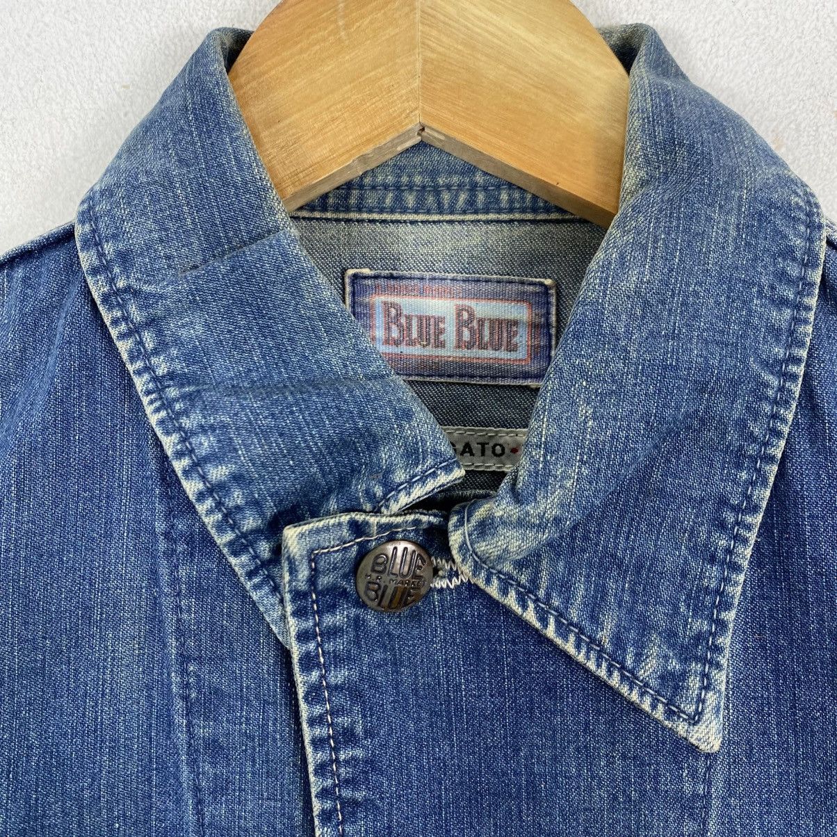 Blue Blue Japan Blue Blue Japan Vintage 90s Indigo Denim Chore Jacket L Size US L / EU 52-54 / 3 - 4 Thumbnail