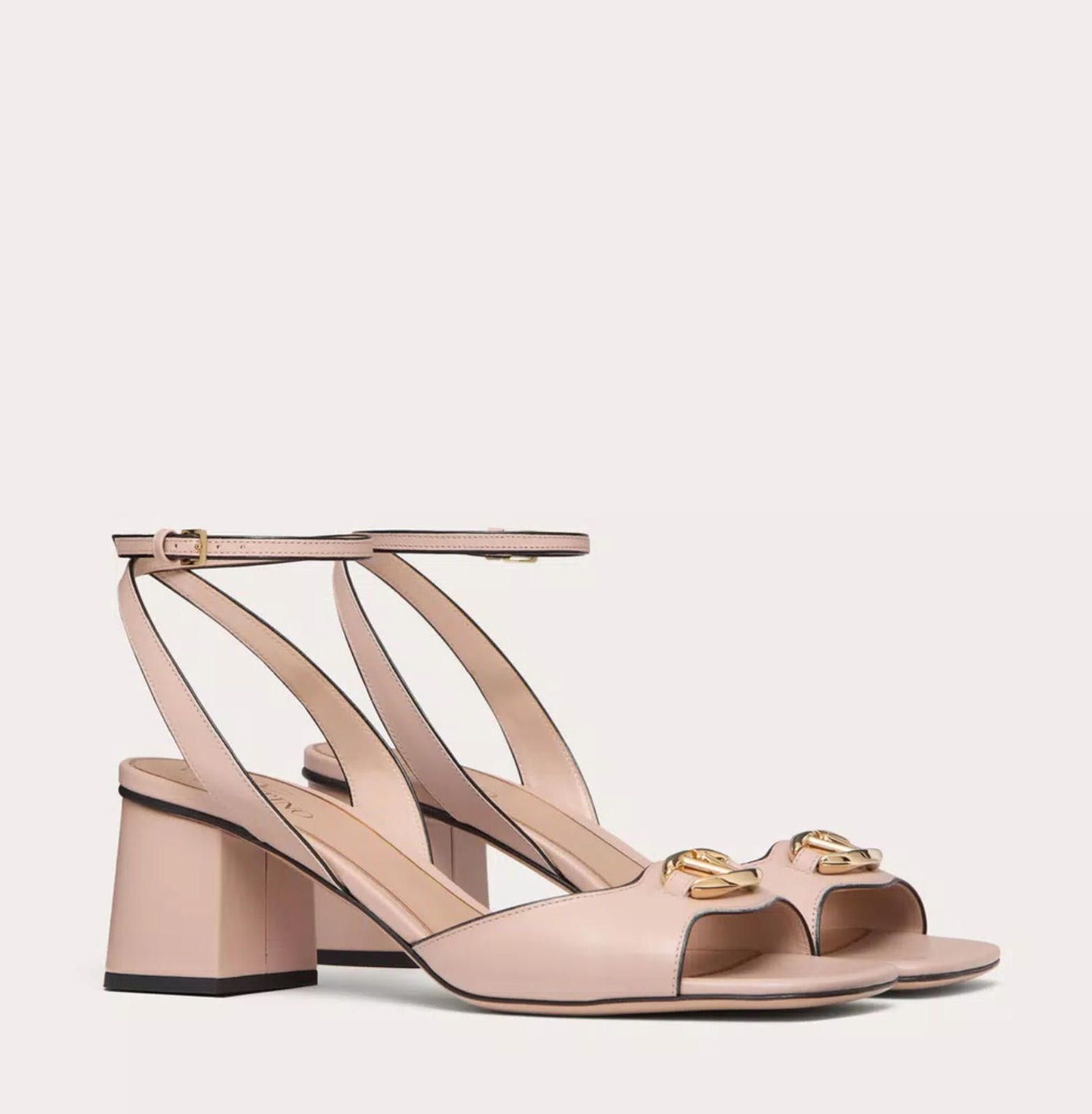 Other Valentino V-Logo Leather Sandal Size US 7.5 / IT 37.5 - 2 Thumbnail