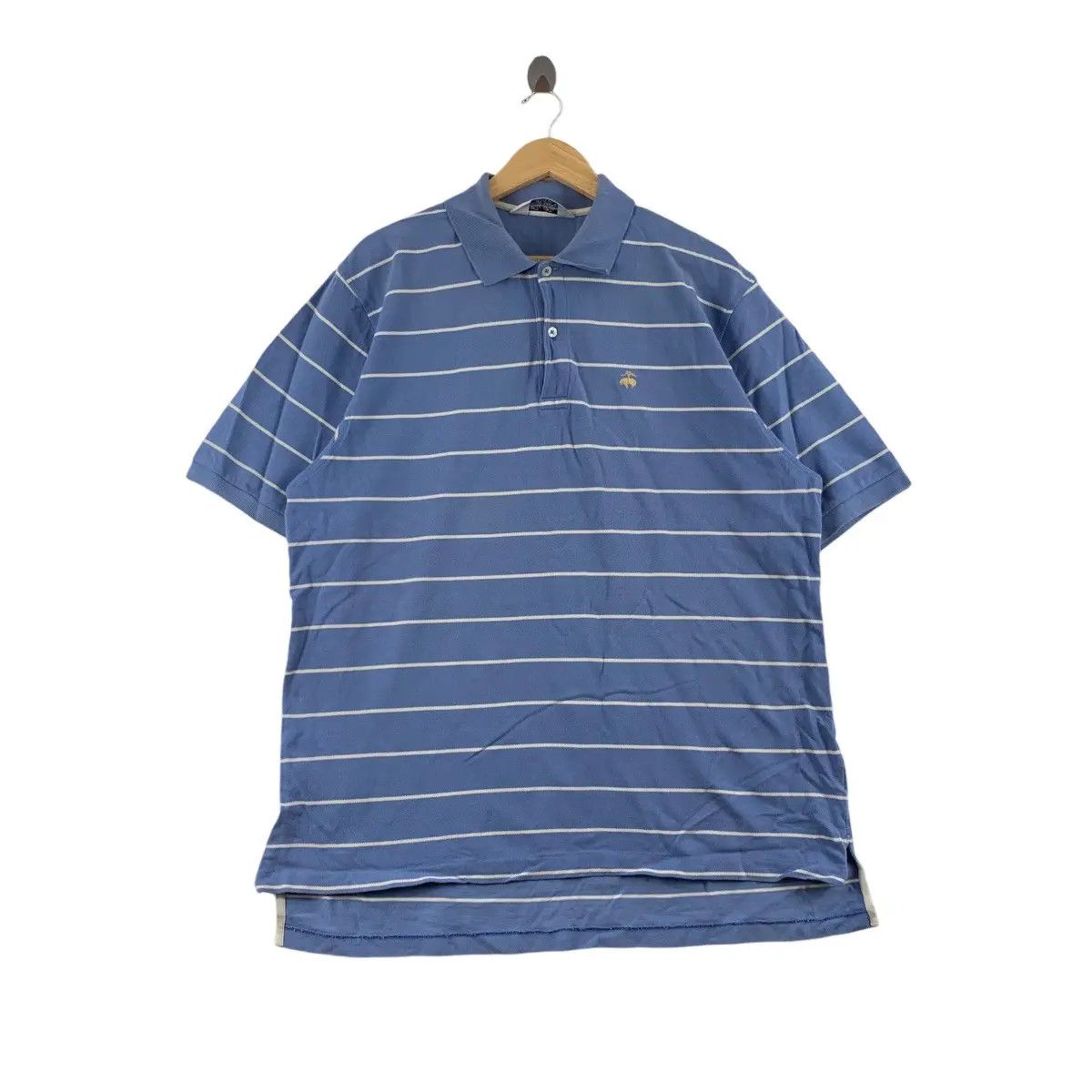 Brooks Brothers × Vintage Vintage 90’ BROOK BROTHERS Golden Fleece Polo Tee Shirt Top Size US XL / EU 56 / 4 - 1 Thumbnail