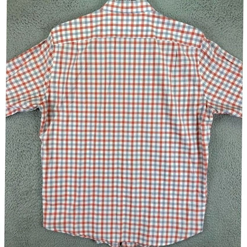 J.Crew J.CREW Button-Down Shirt Mens Large Red/Blue Plaid Lightweight Long Sleeve Shirt Size US L / EU 52-54 / 3 - 2 Thumbnail