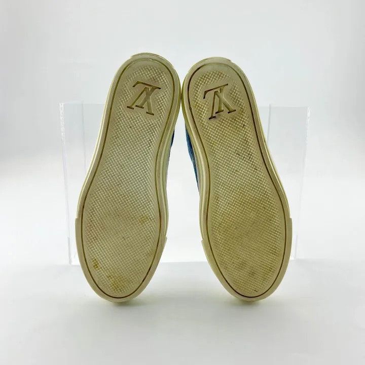 Louis Vuitton Louis Vuitton Stellar Denim Low-top Sneakers -2508 Size US 5 / IT 35 - 4 Thumbnail