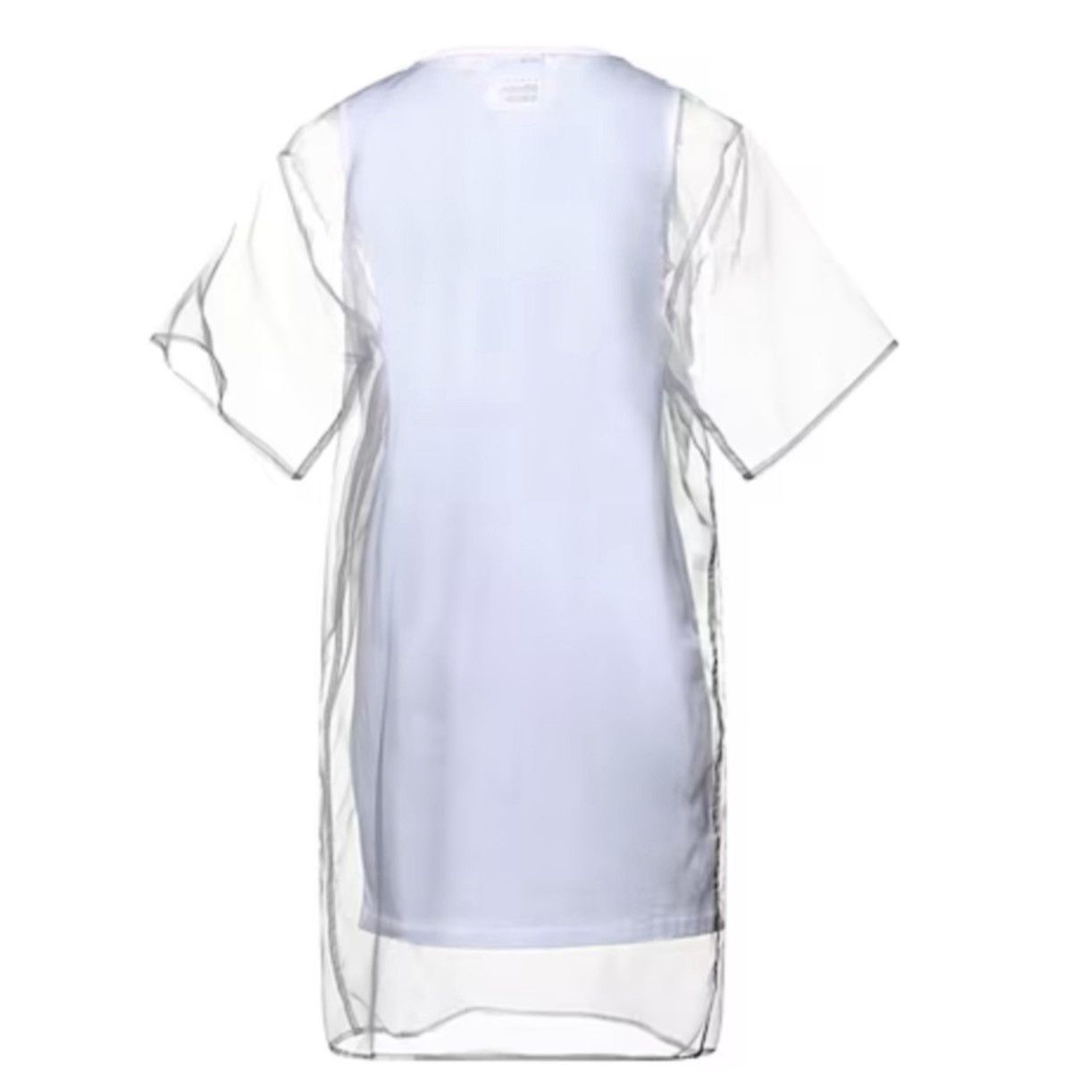 Helmut Lang HELMUT LANG SHEER LOGO T-SHIRT DRESS Size S / US 4 / IT 40 - 22 Thumbnail