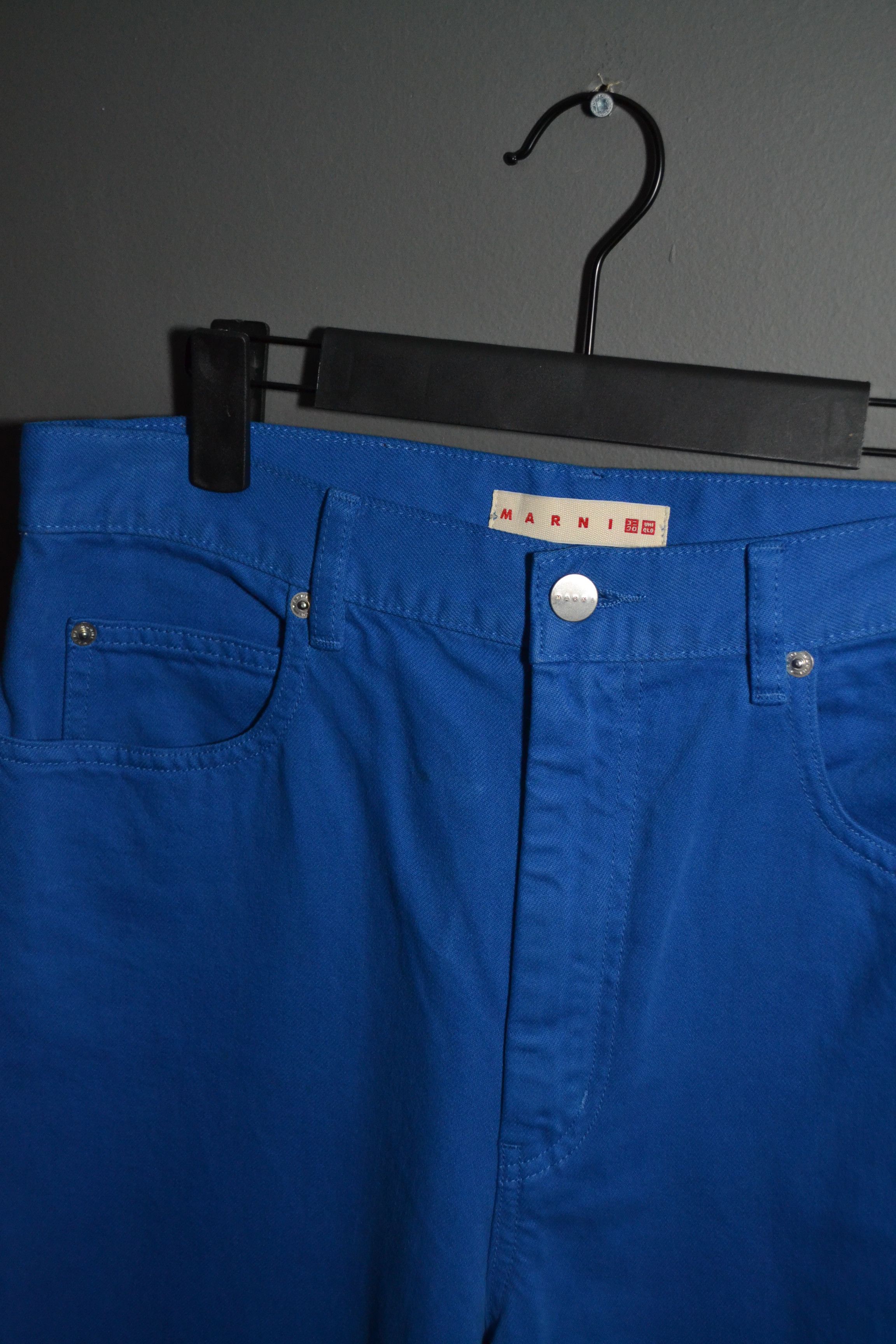 Marni Marni x Uniqlo Blue Baggy Jeans Pants size 31 Size 30" / US 8 / IT 44 - 5 Thumbnail