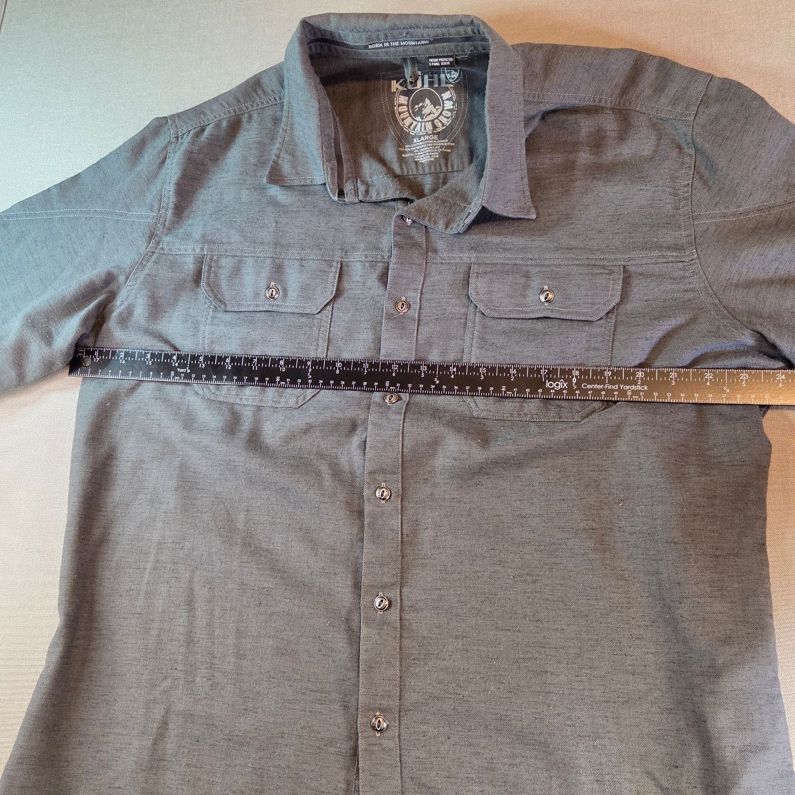 Kuhl Kuhl Men’s XL Gray Button Up Shirt Size US XL / EU 56 / 4 - 11 Thumbnail