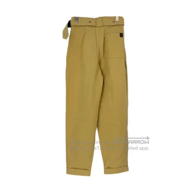 Louis Vuitton Louis Vuitton Khaki presbyopic leather label overalls pant Size US 36 / EU 52 - 2 Thumbnail