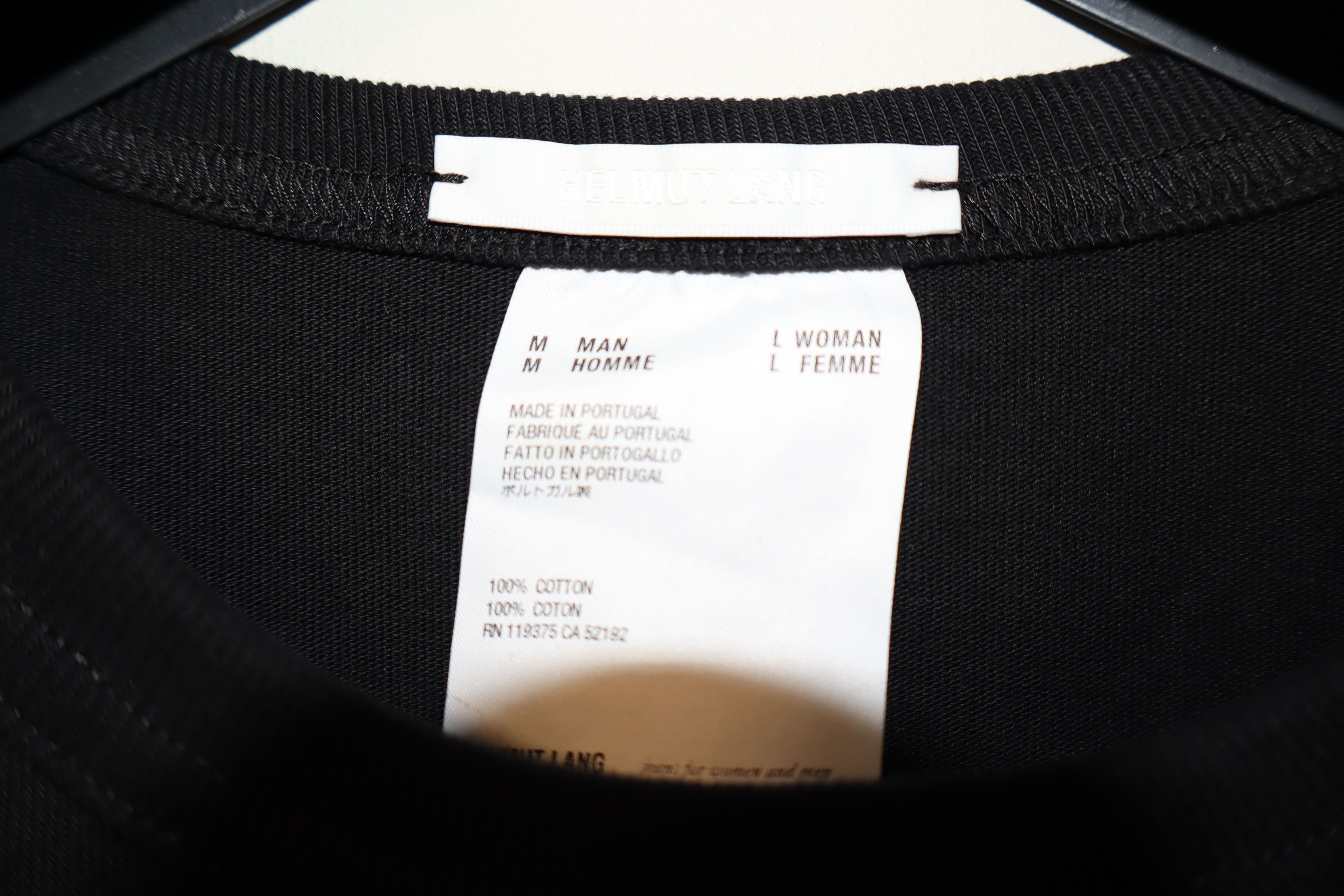 Helmut Lang Logo patch t-shirt Size US M / EU 48-50 / 2 - 5 Thumbnail