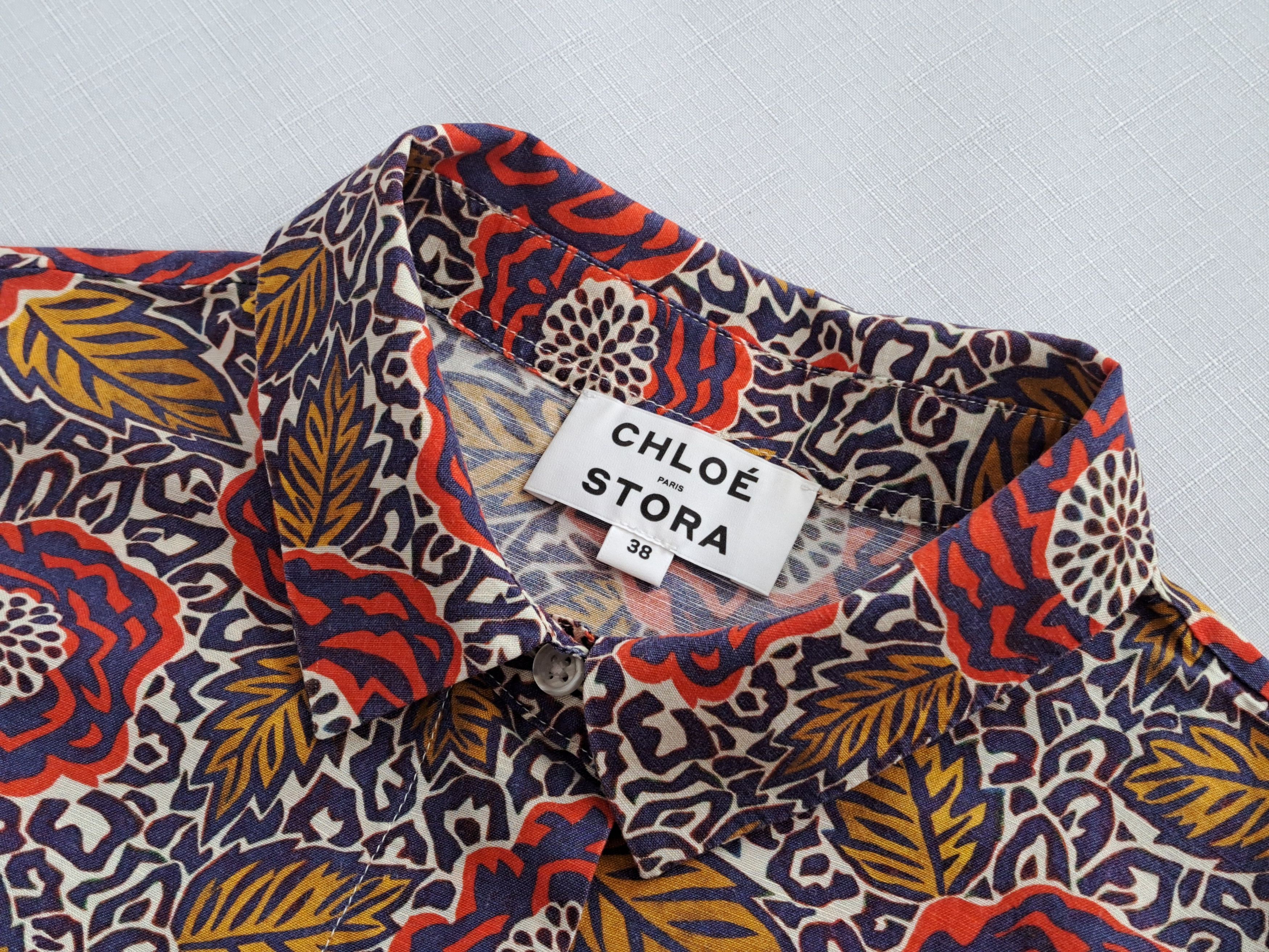 Chloe Chloé Stora cotton/linen button up shirt. Size 38 Size M / US 6-8 / IT 42-44 - 8 Thumbnail