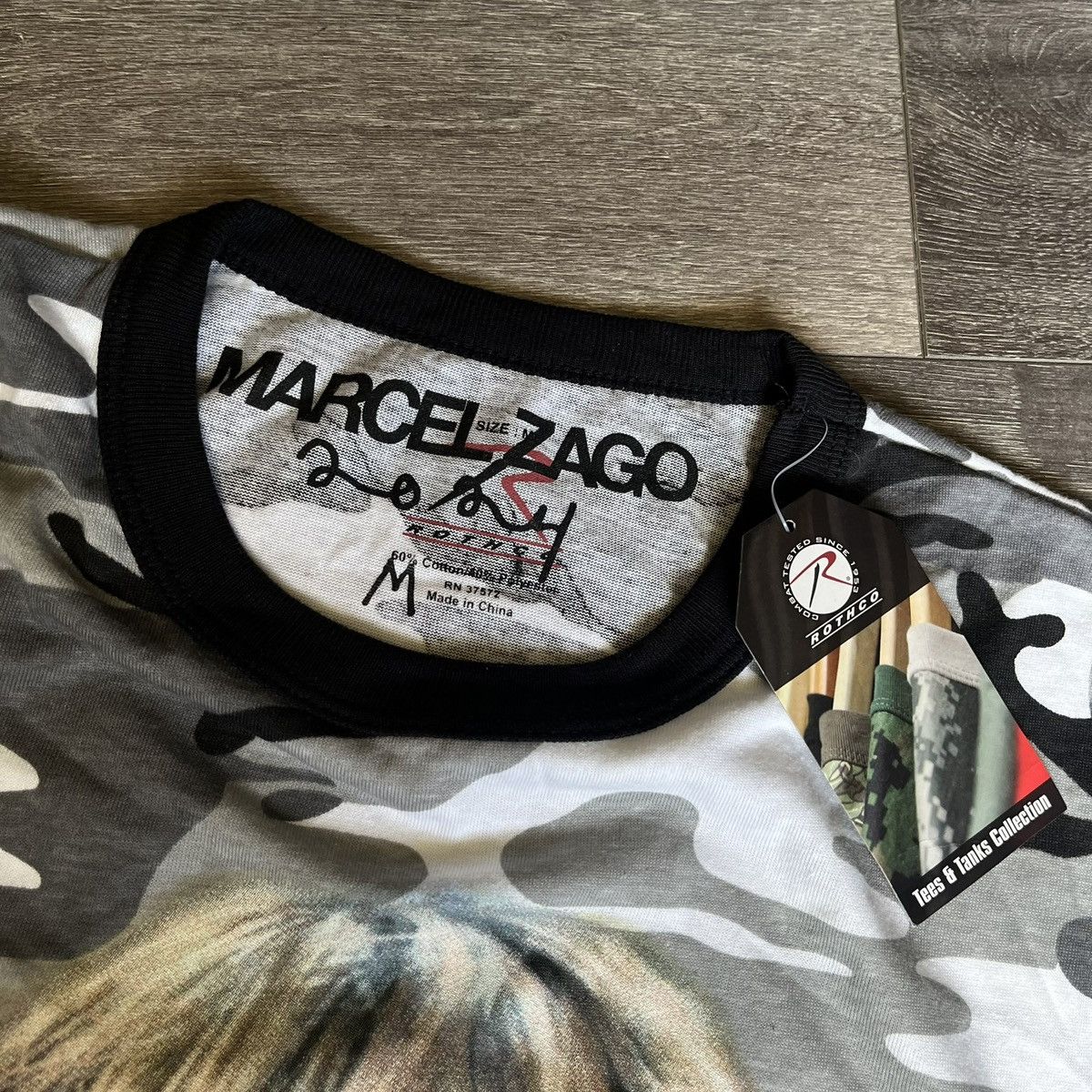Asspizza × Marcel Zago Marcel Zago Asspizza Camo Gospel Taylor Swift Logo Tee Shirt Size US M / EU 48-50 / 2 - 4 Thumbnail